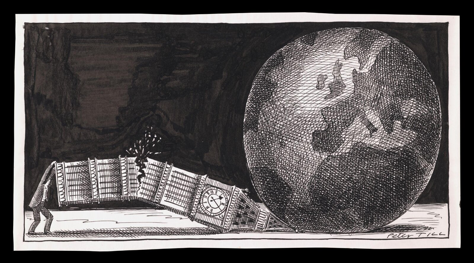 Drawing, Peter Till, ca. 1990s