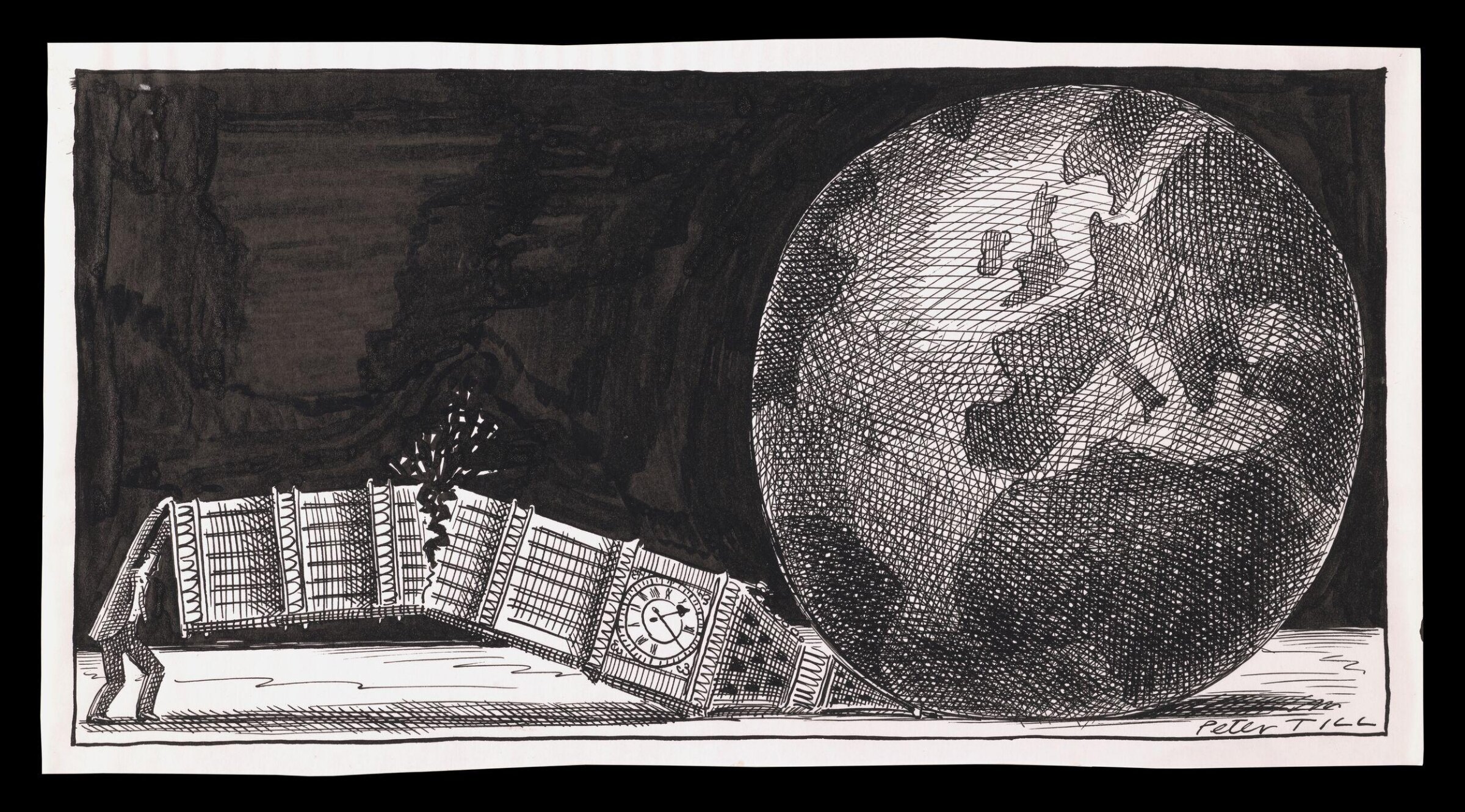 Drawing, Peter Till, ca. 1990s