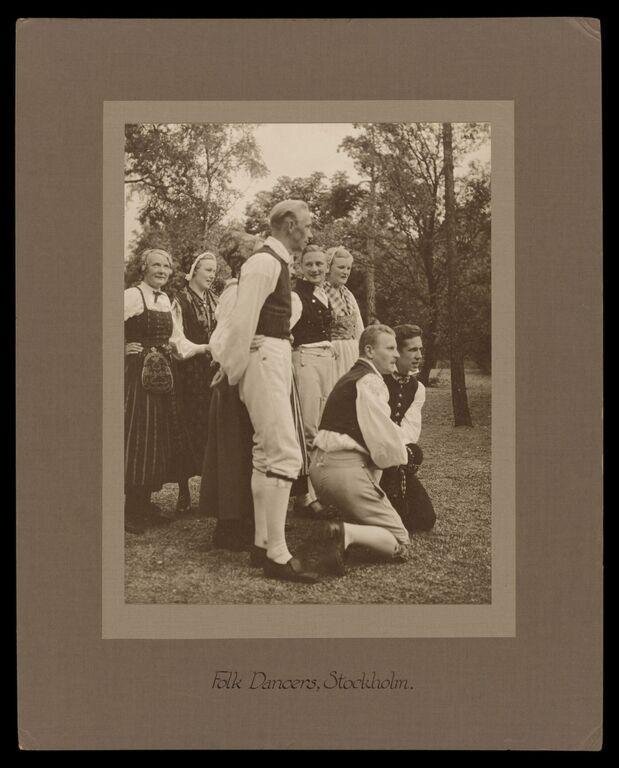 Folk dancers, Stockholm by Ashton, Ernest Russell
