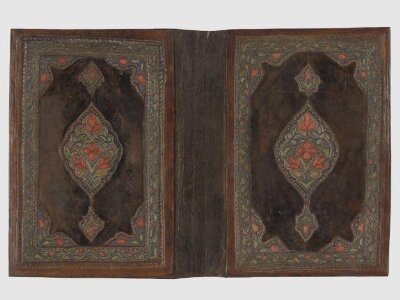 An embroidered bookbinding