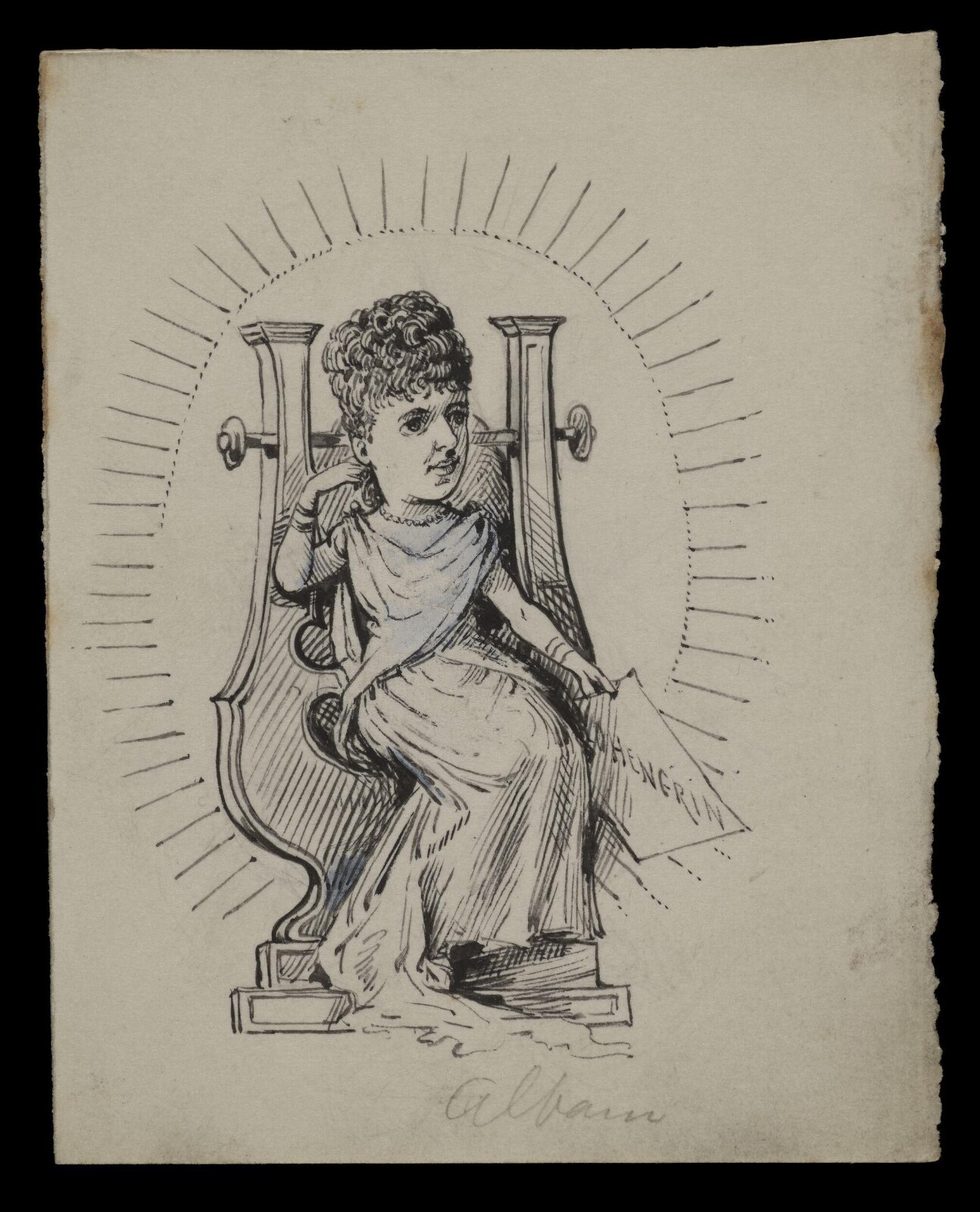 Drawing, E.J. Wheeler, ca. 1890s