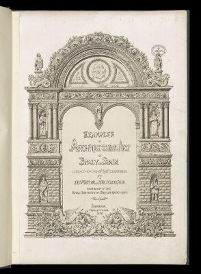 Examples of architectural art in Italy and Spain, chiefly of the 13th & 16th centuries