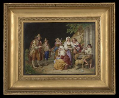 Roman Peasants at a Well