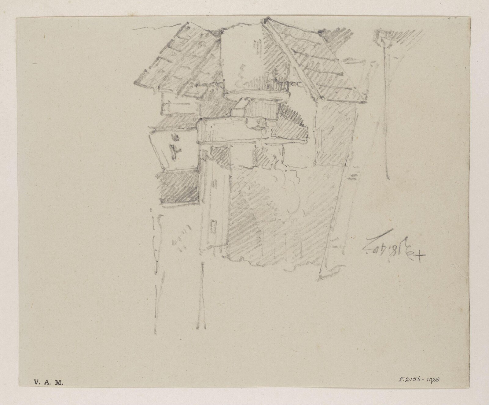 Blacksmiths' equipment, Macau, George Chinnery, 18/12/1840