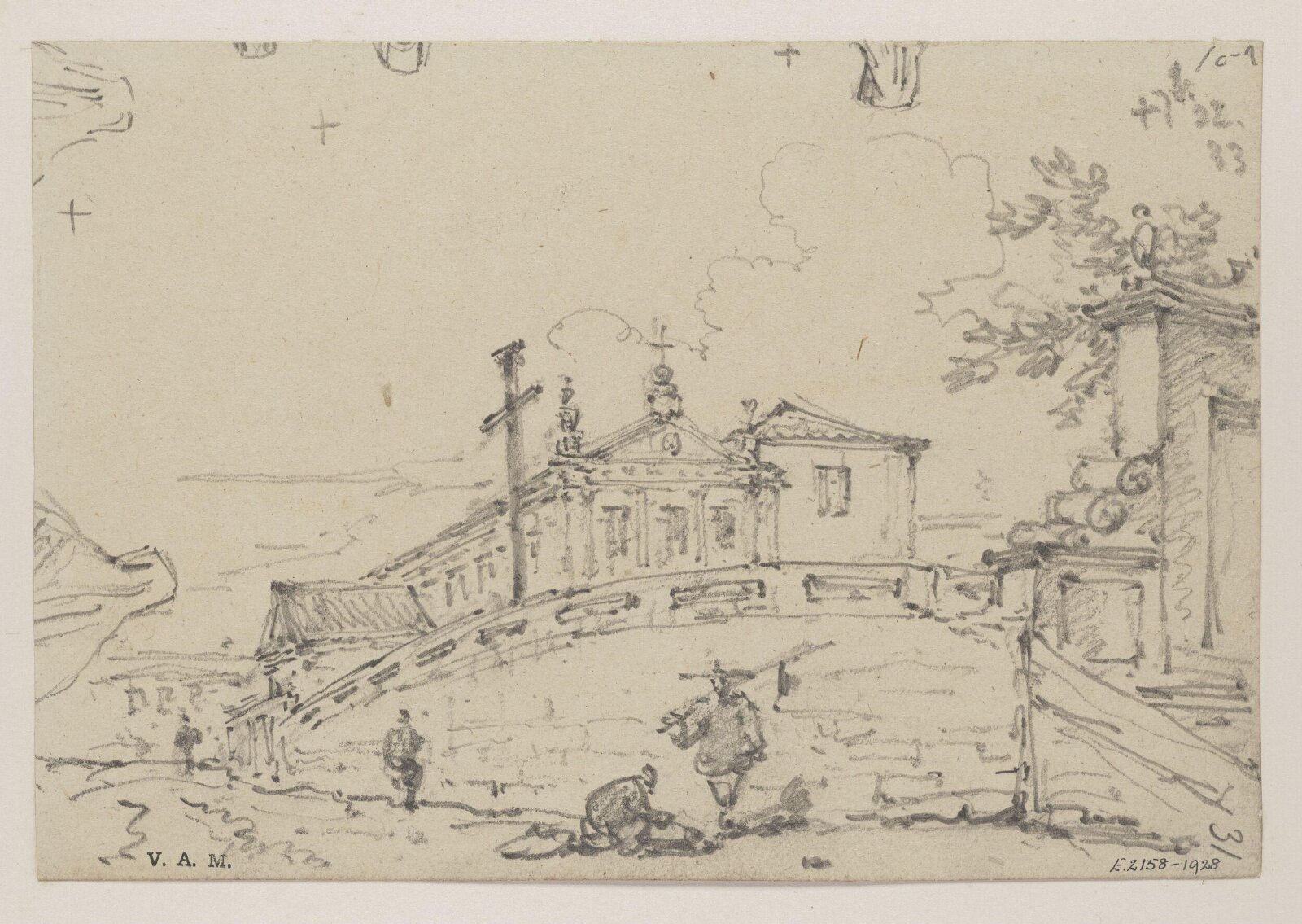 A church in Macau, George Chinnery, 22/02/1833