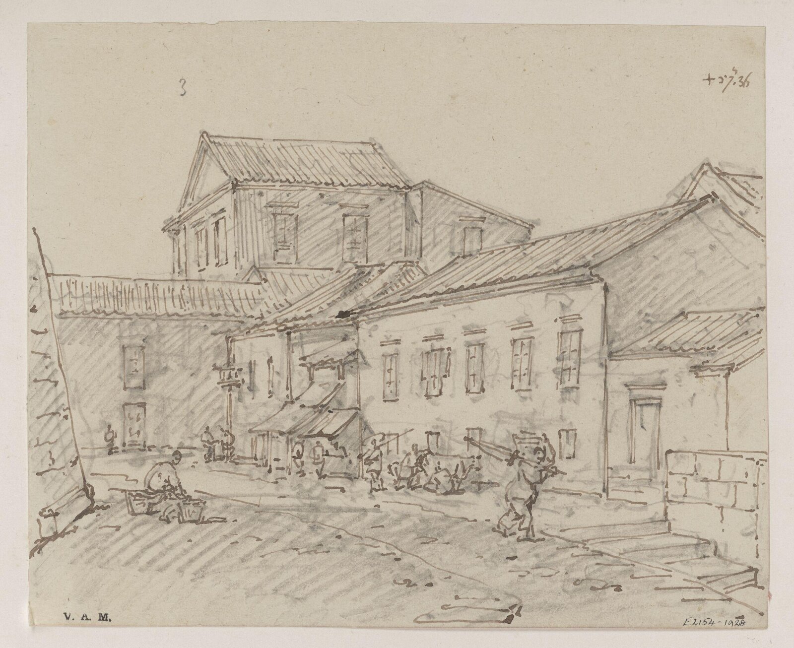 A street in Macau, George Chinnery, 07/05/1836