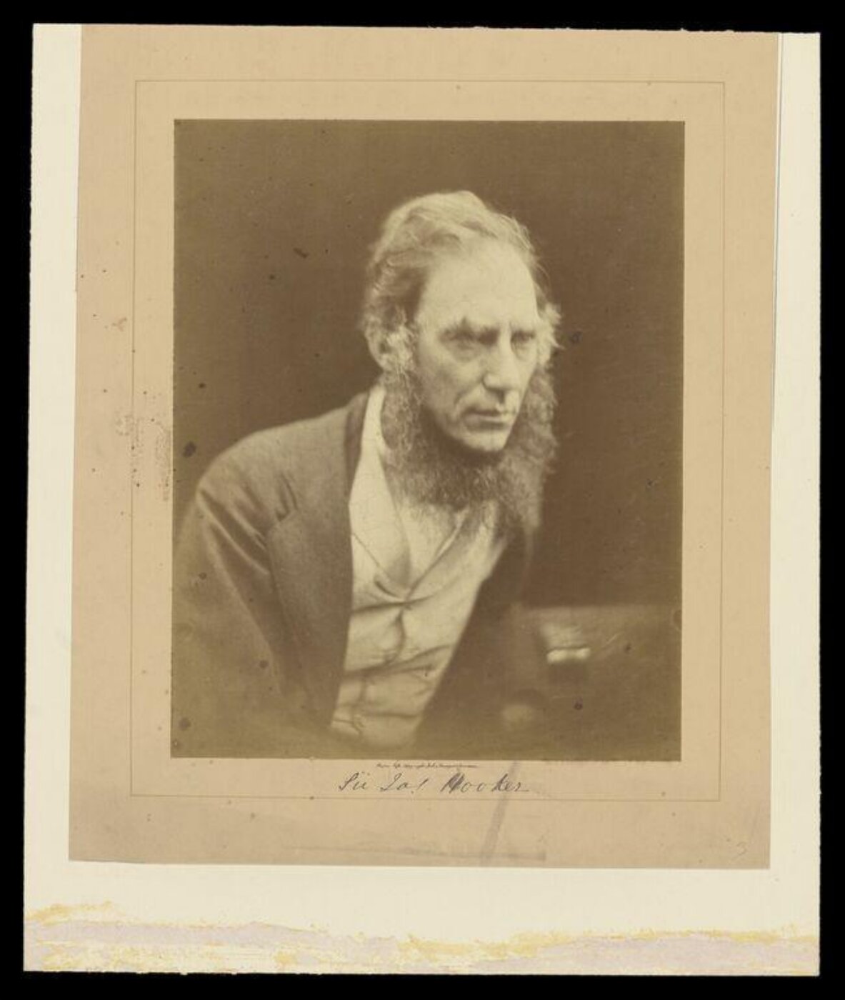 Cameron, Julia Margaret, Sir Joseph Hooker