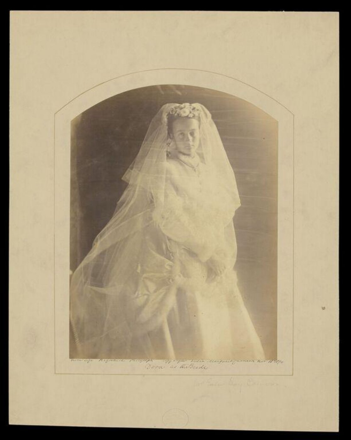 Cameron, Julia Margaret, Dora as the Bride