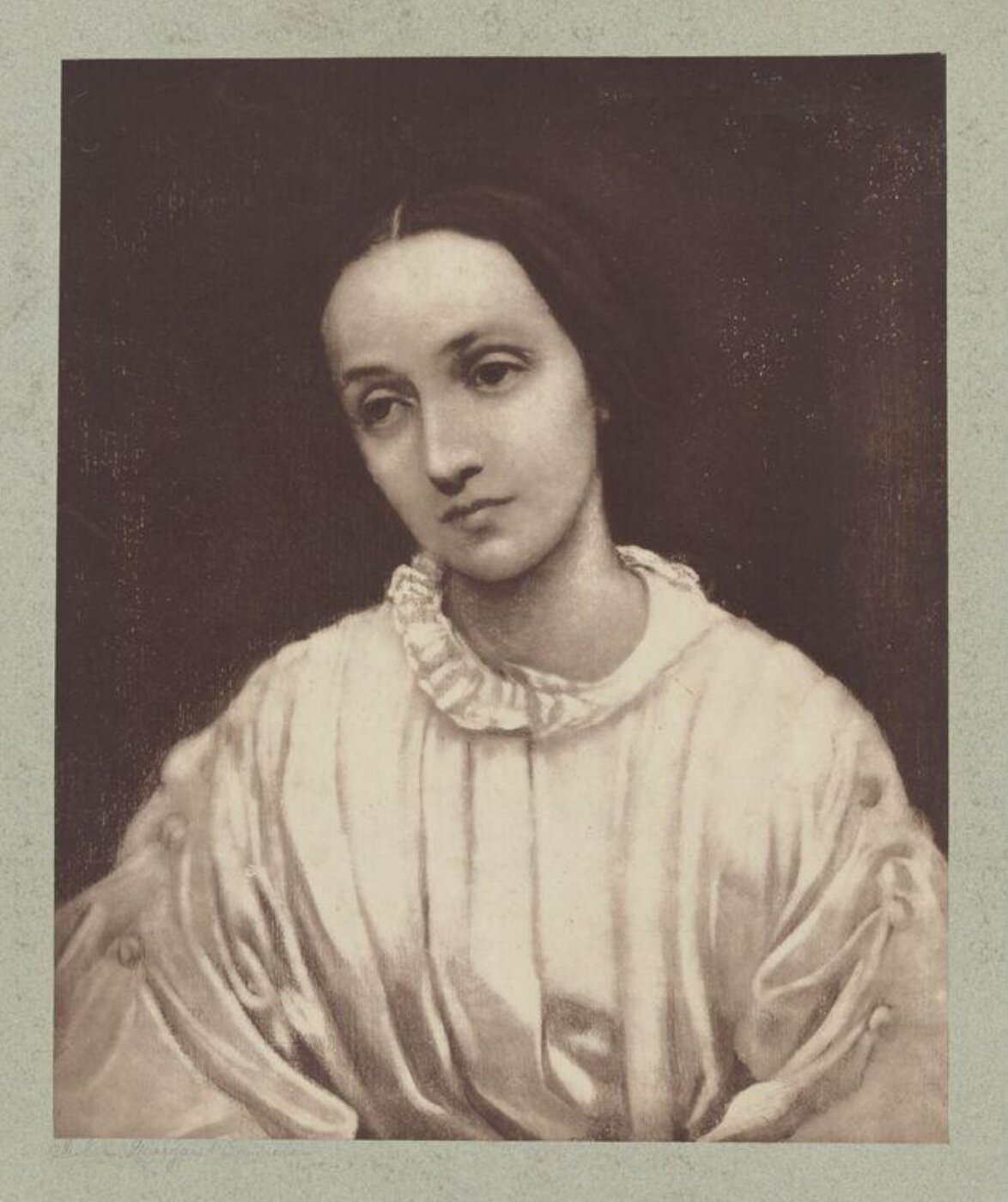 unknown, Julia Margaret Cameron portrait painted by G. F. Watts