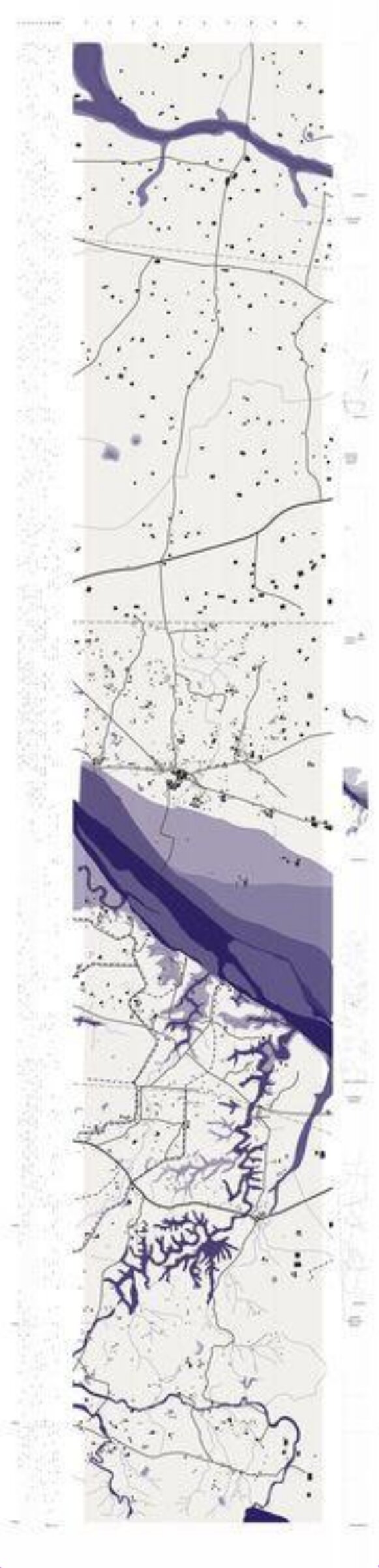 Transects: Allahabad to Varanasi, Anthony Acciavatti