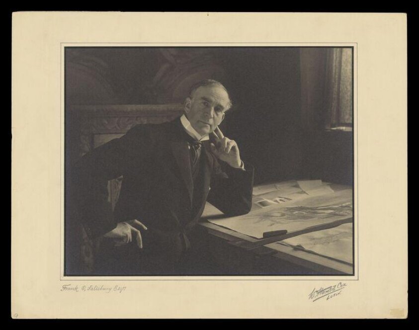 Frank O. Salisbury, Painter (ca. early 1900s) by Jacobus Johannes Cremer