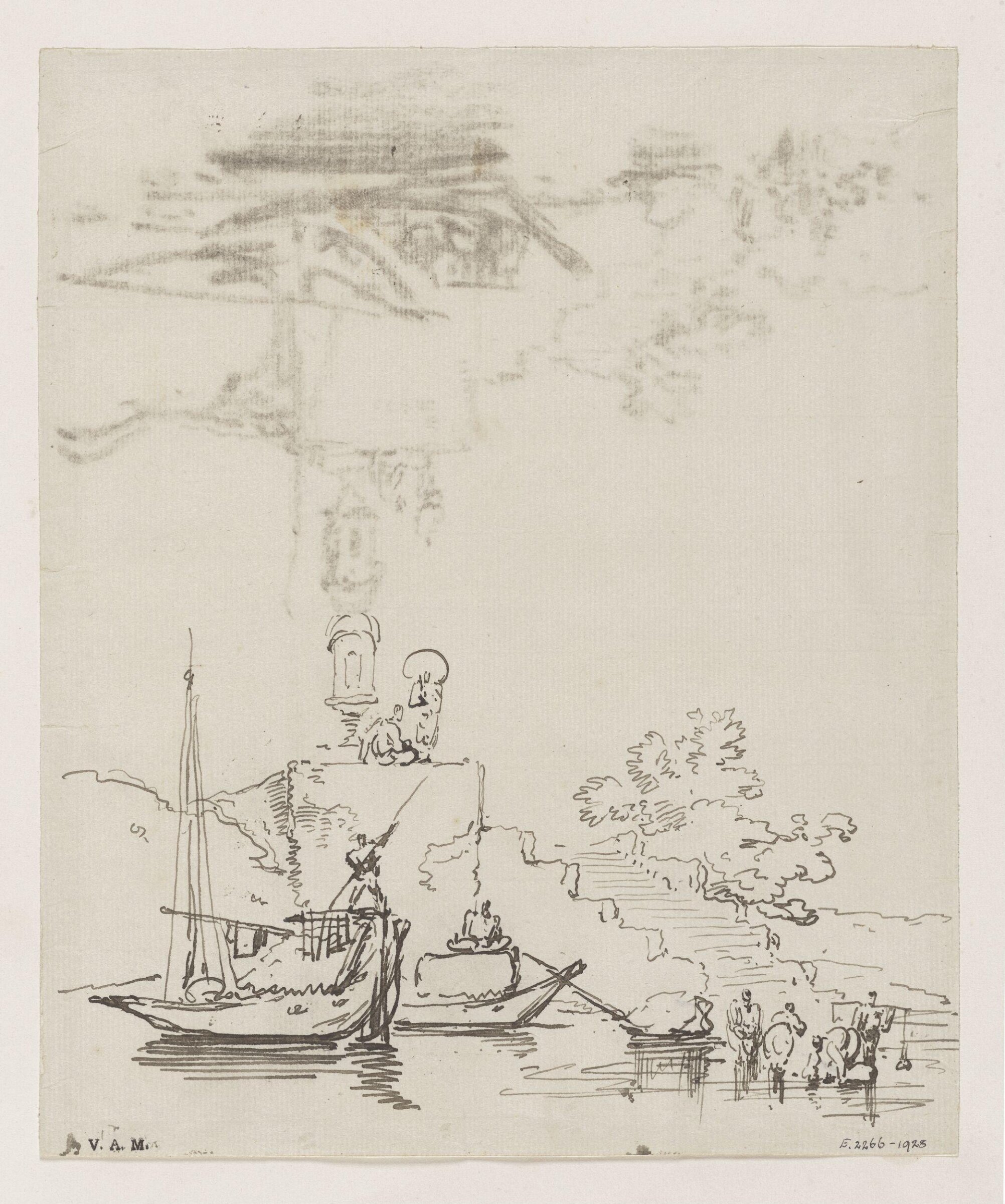 Drawing, George Chinnery, 19th century