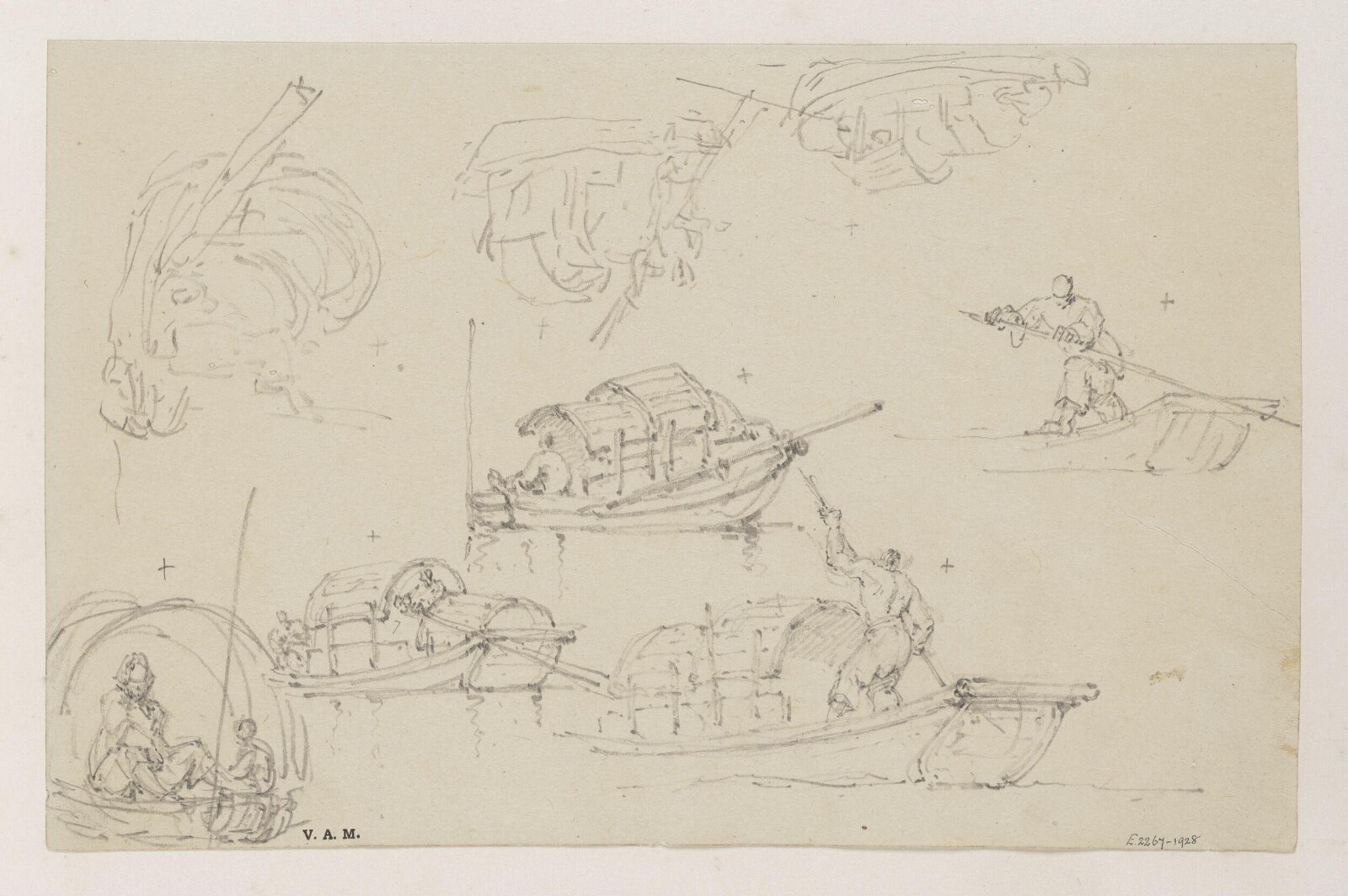 Drawing, George Chinnery, 19th century