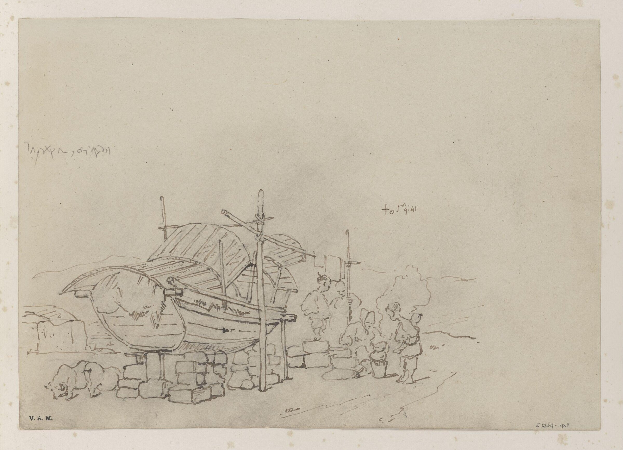 Drawing, George Chinnery, 19th century