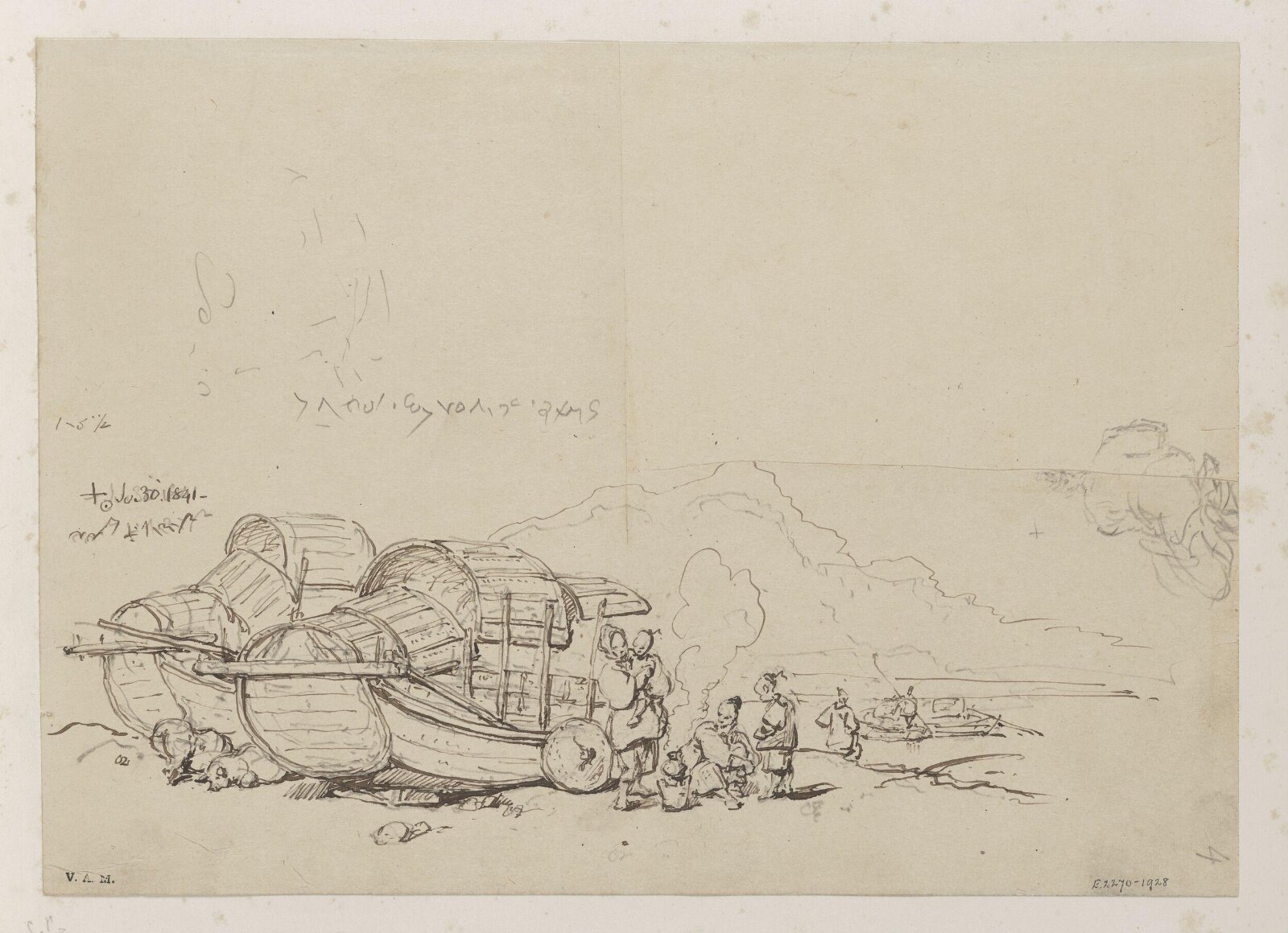 Drawing, George Chinnery, 19th century