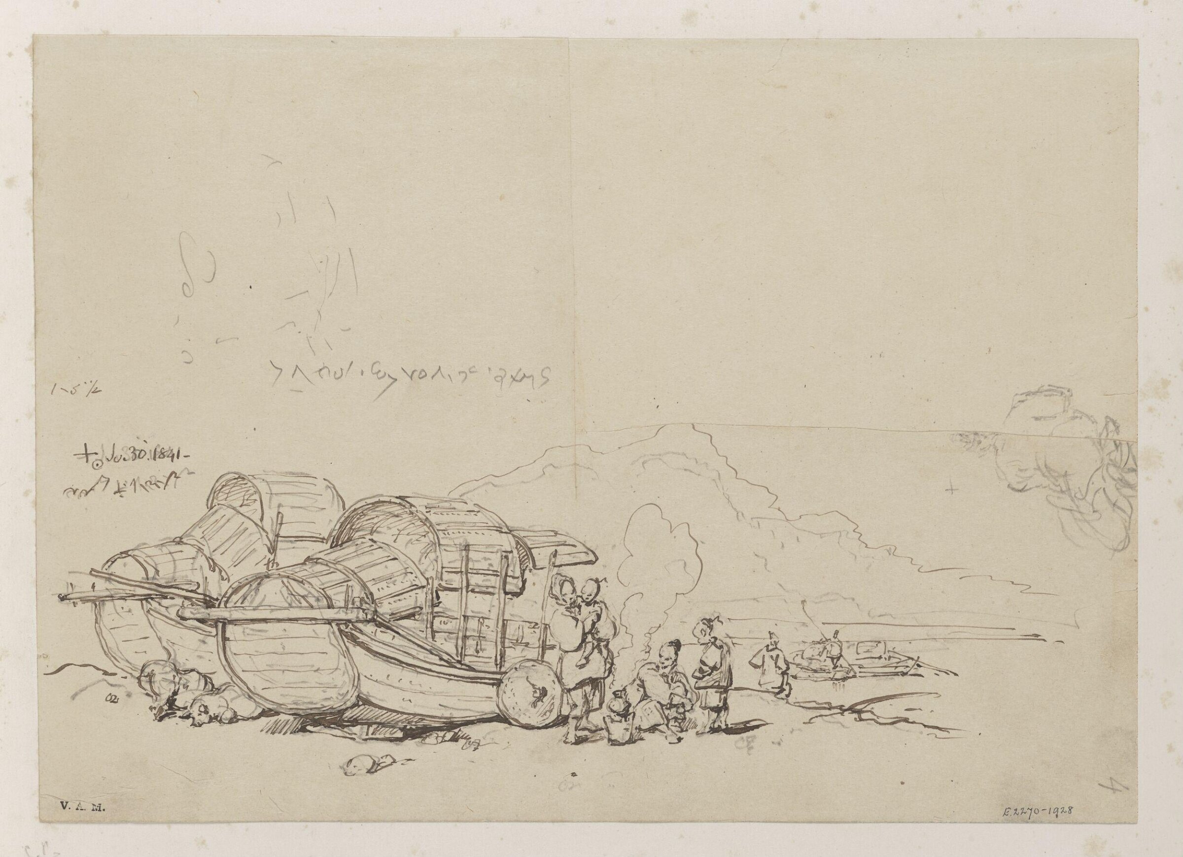 Drawing, George Chinnery, 19th century