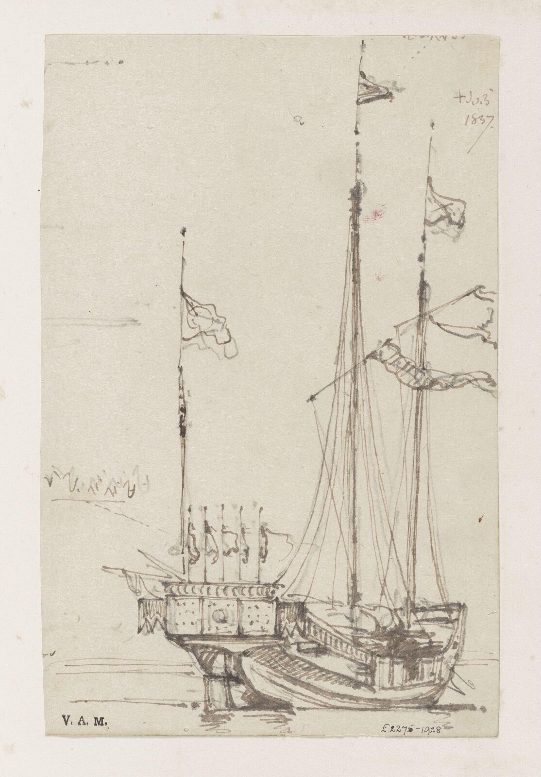 Drawing, George Chinnery, 19th century