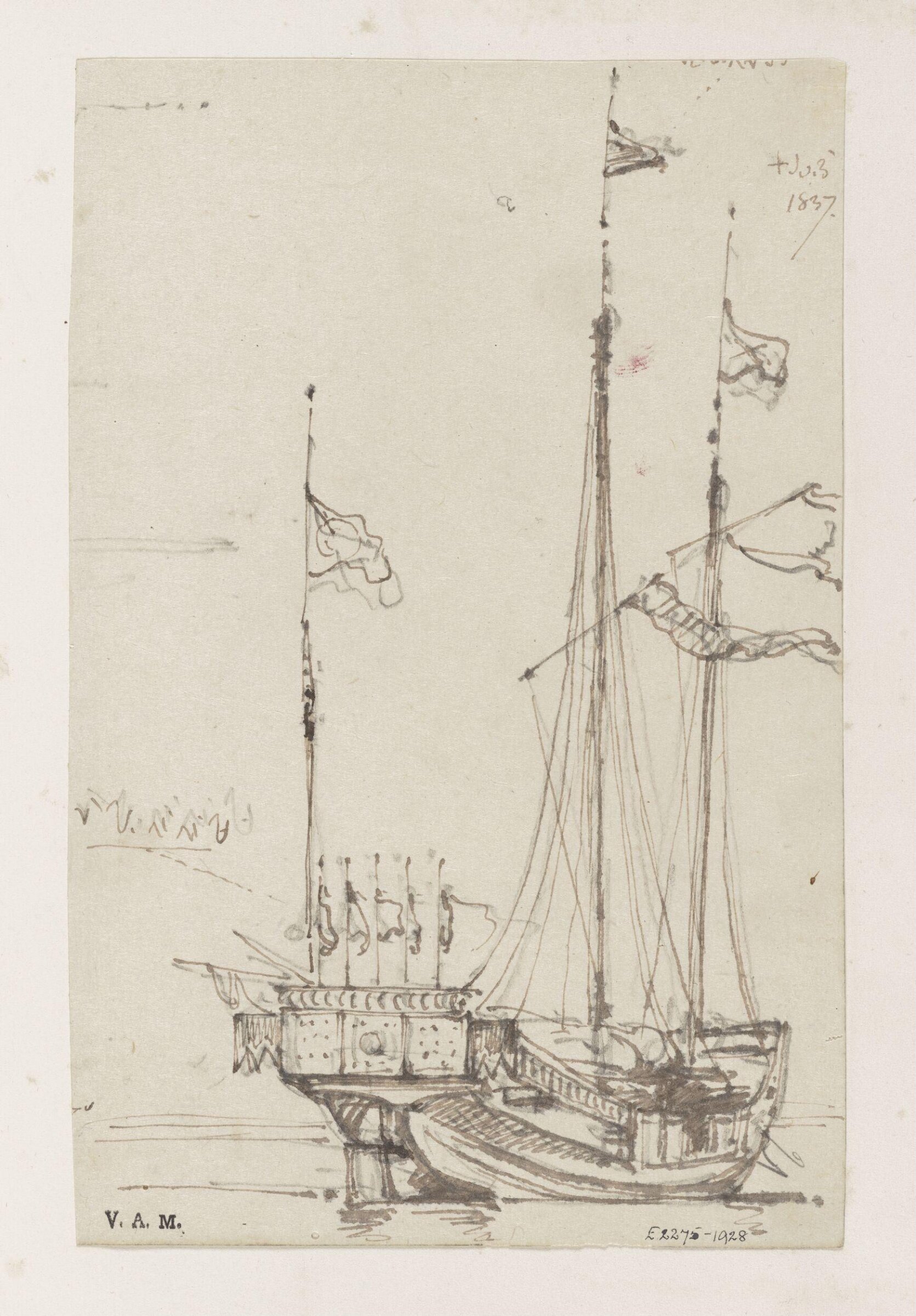 Drawing, George Chinnery, 19th century
