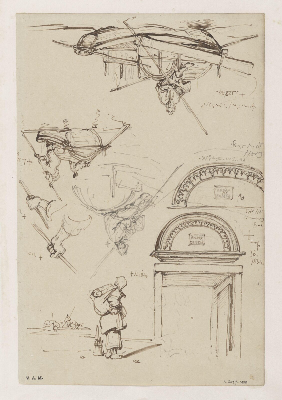 Drawing, George Chinnery, 19th century