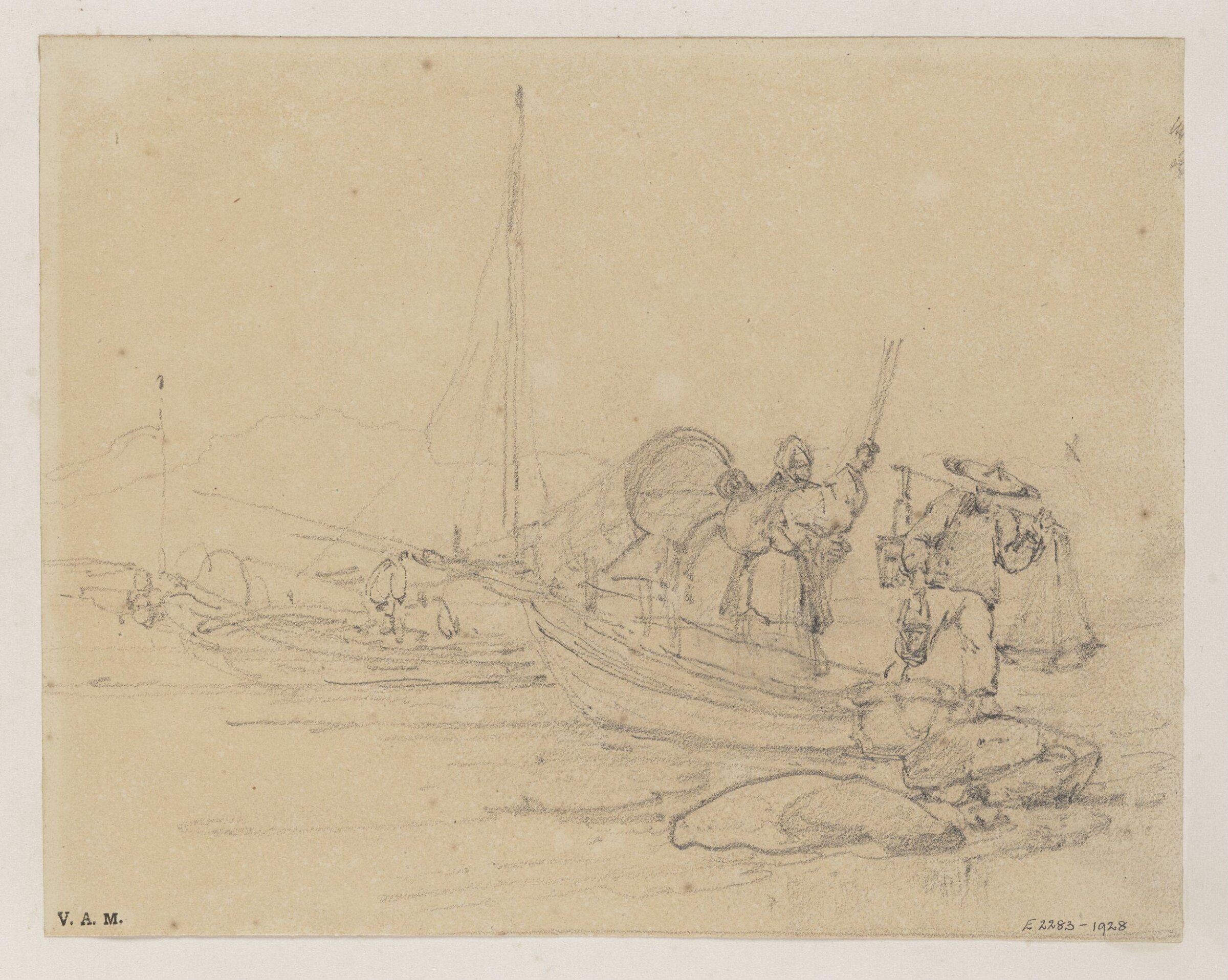 Drawing, George Chinnery, 19th century
