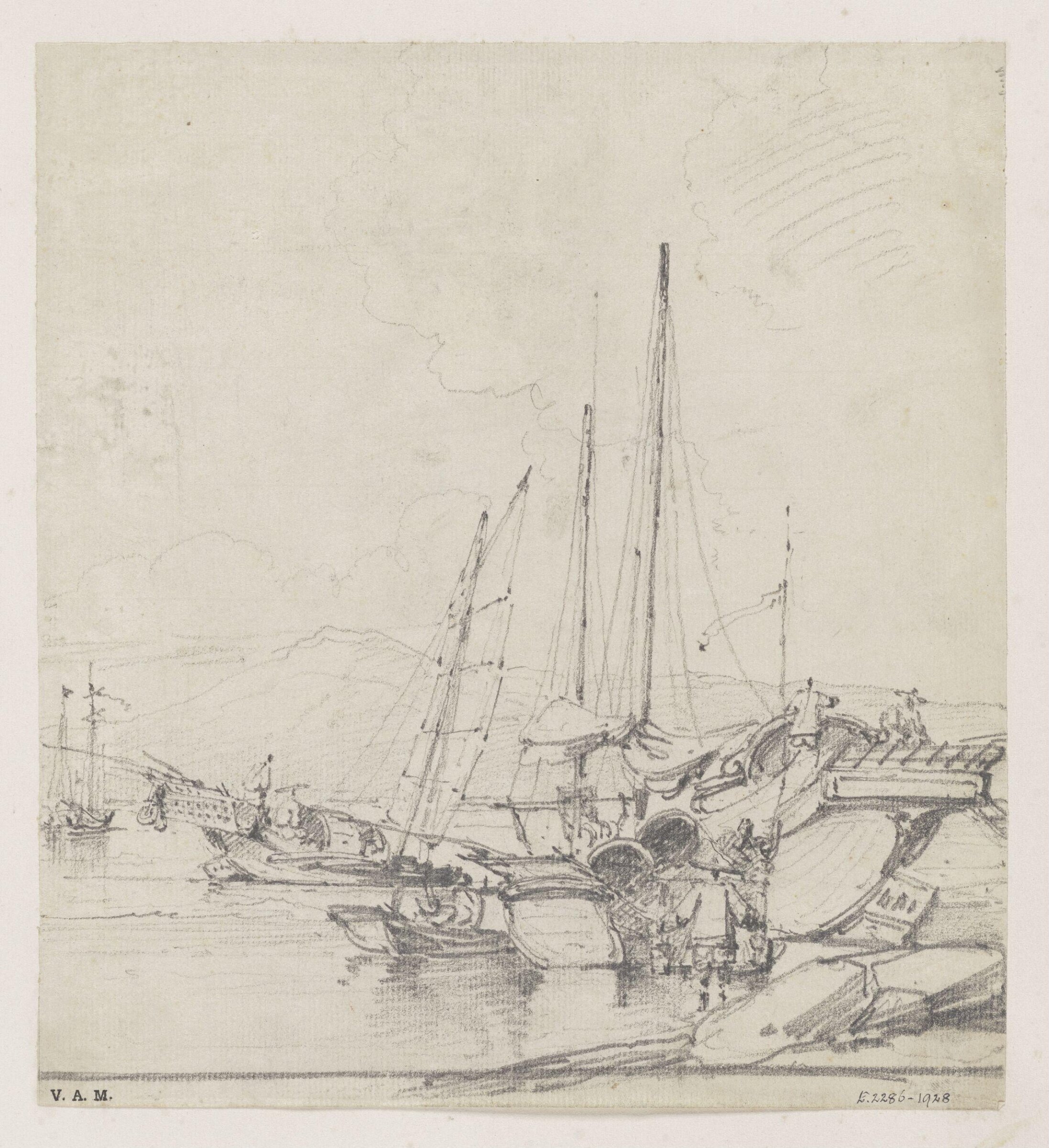 Drawing, George Chinnery, 19th century