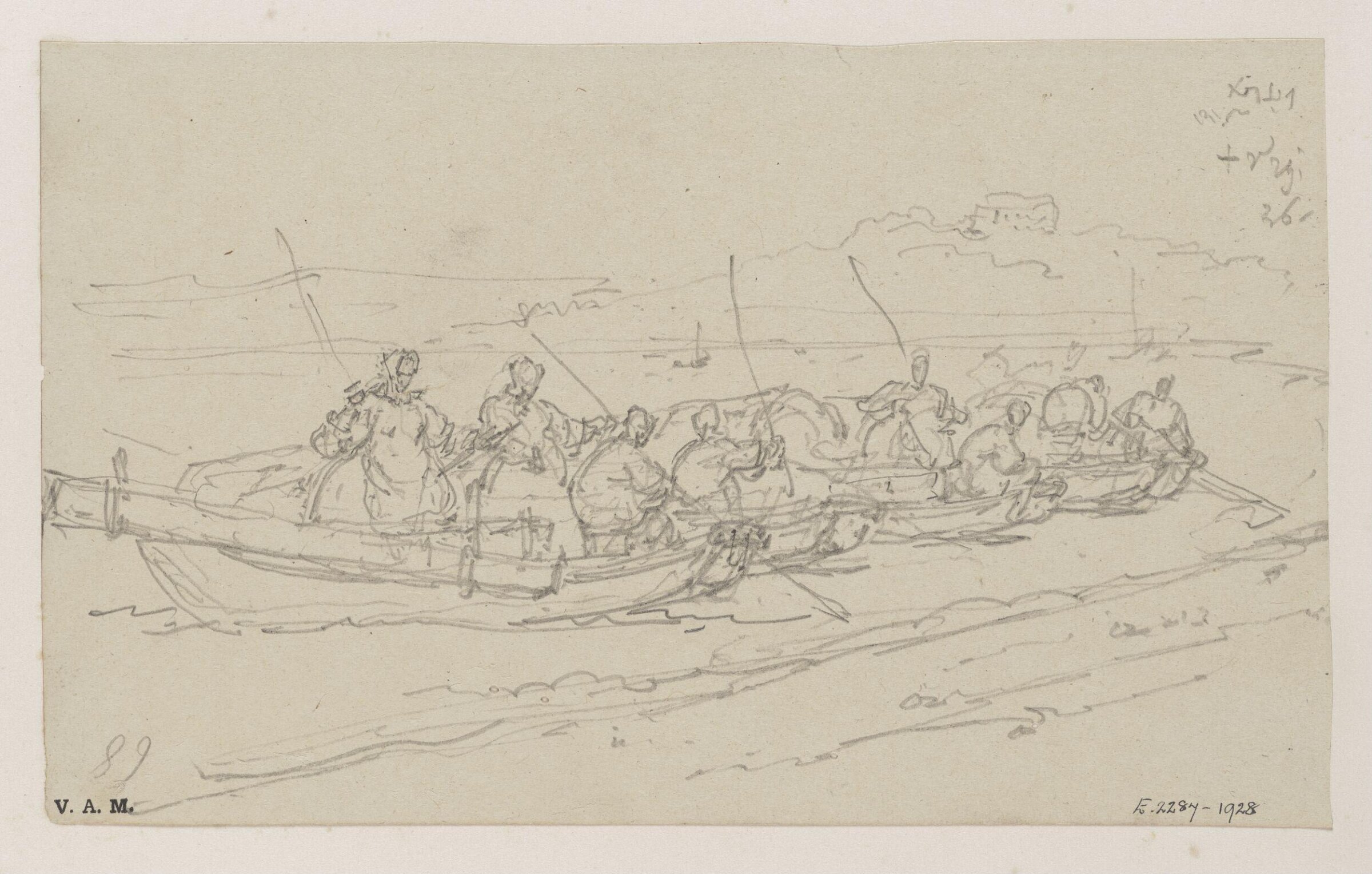 Drawing, George Chinnery, 19th century