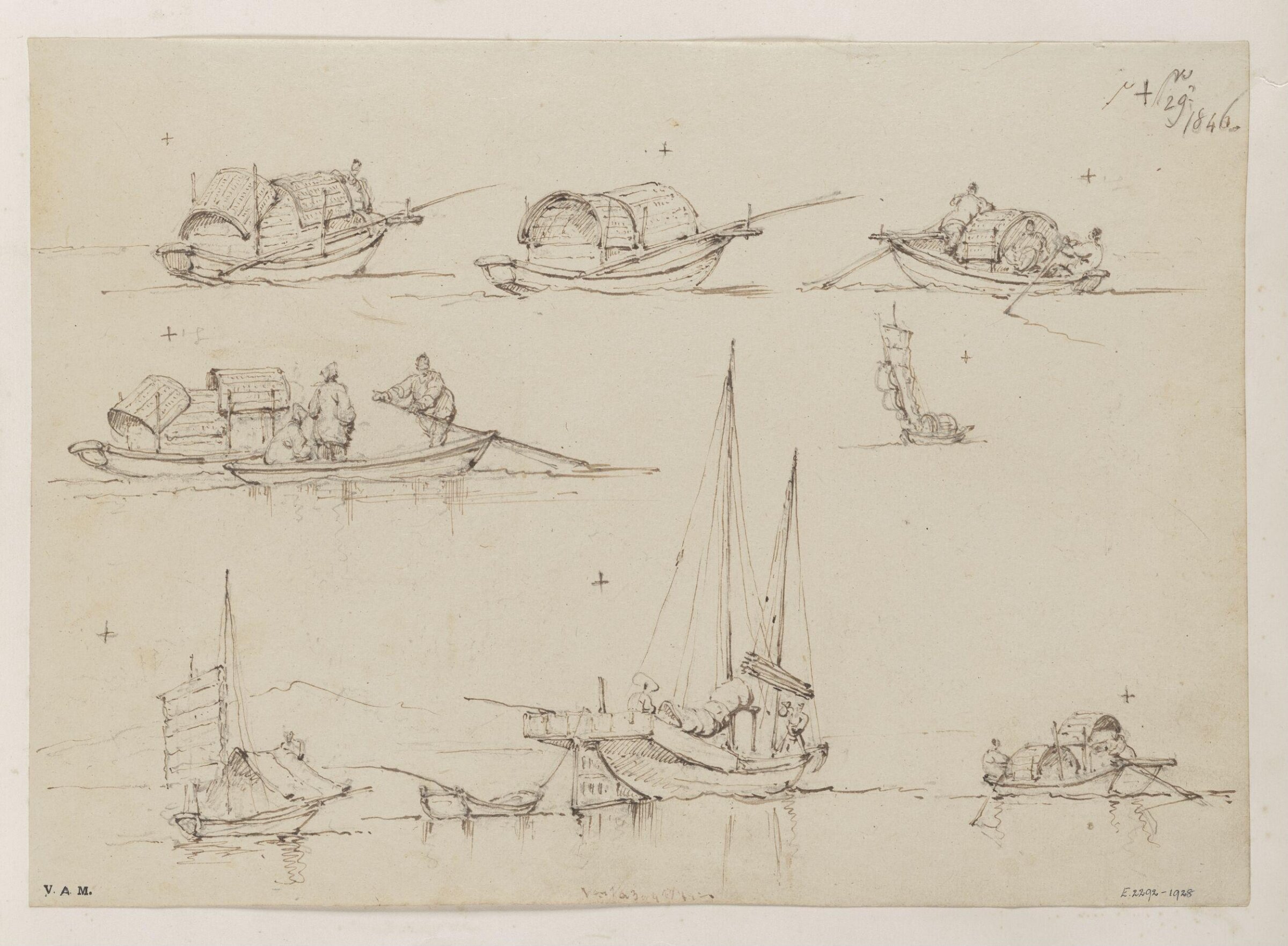 Drawing, George Chinnery, 19th century