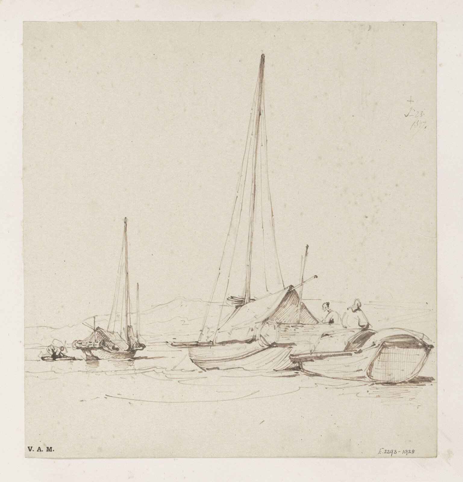 Drawing, George Chinnery, 19th century