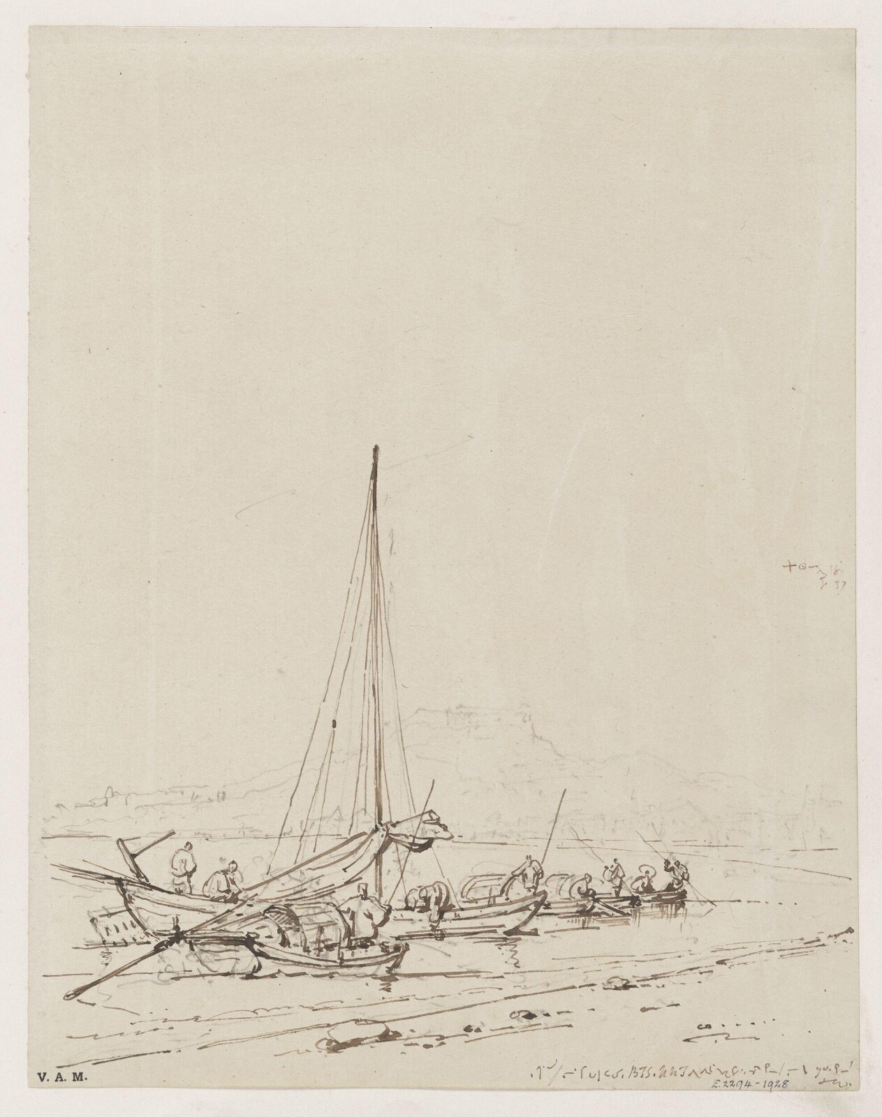 Drawing, George Chinnery, 19th century