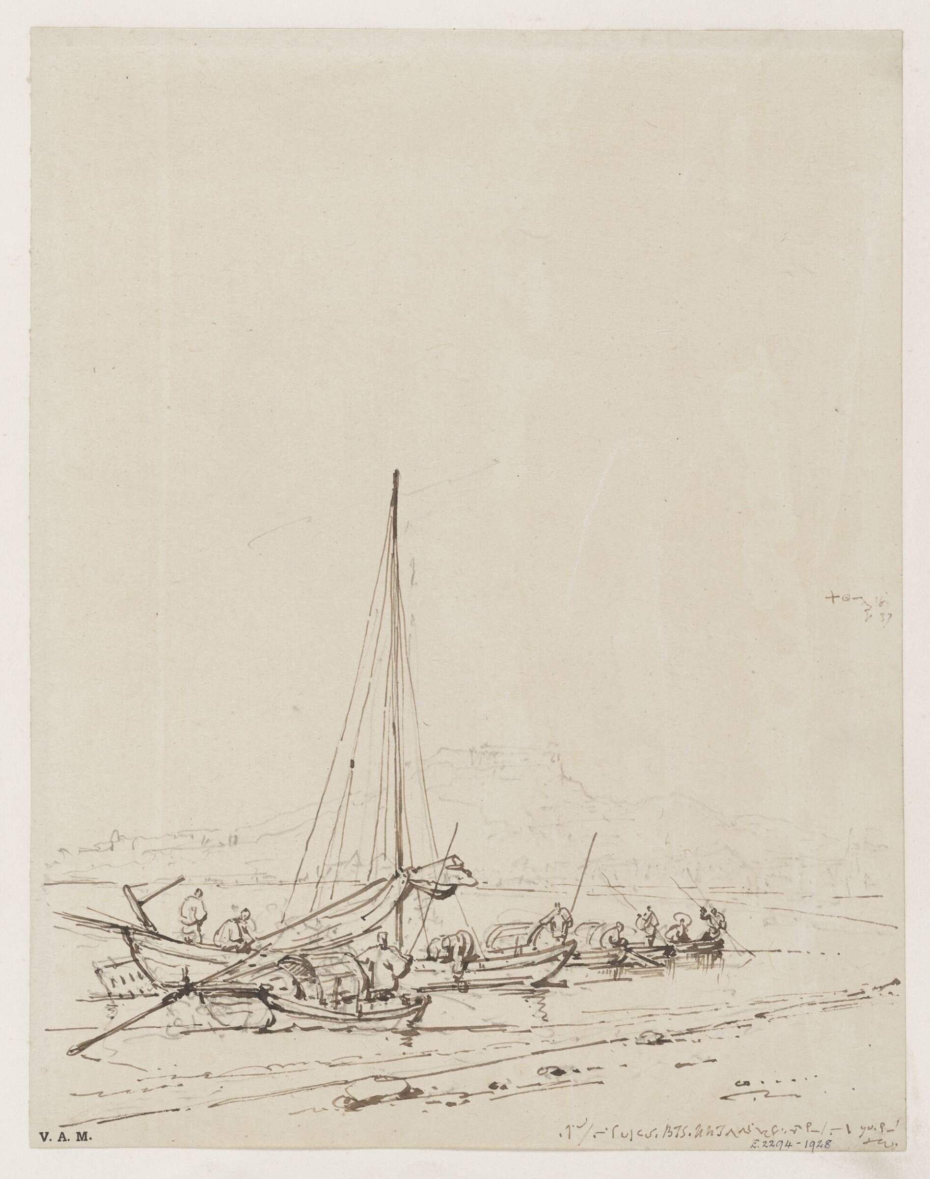 Drawing, George Chinnery, 19th century