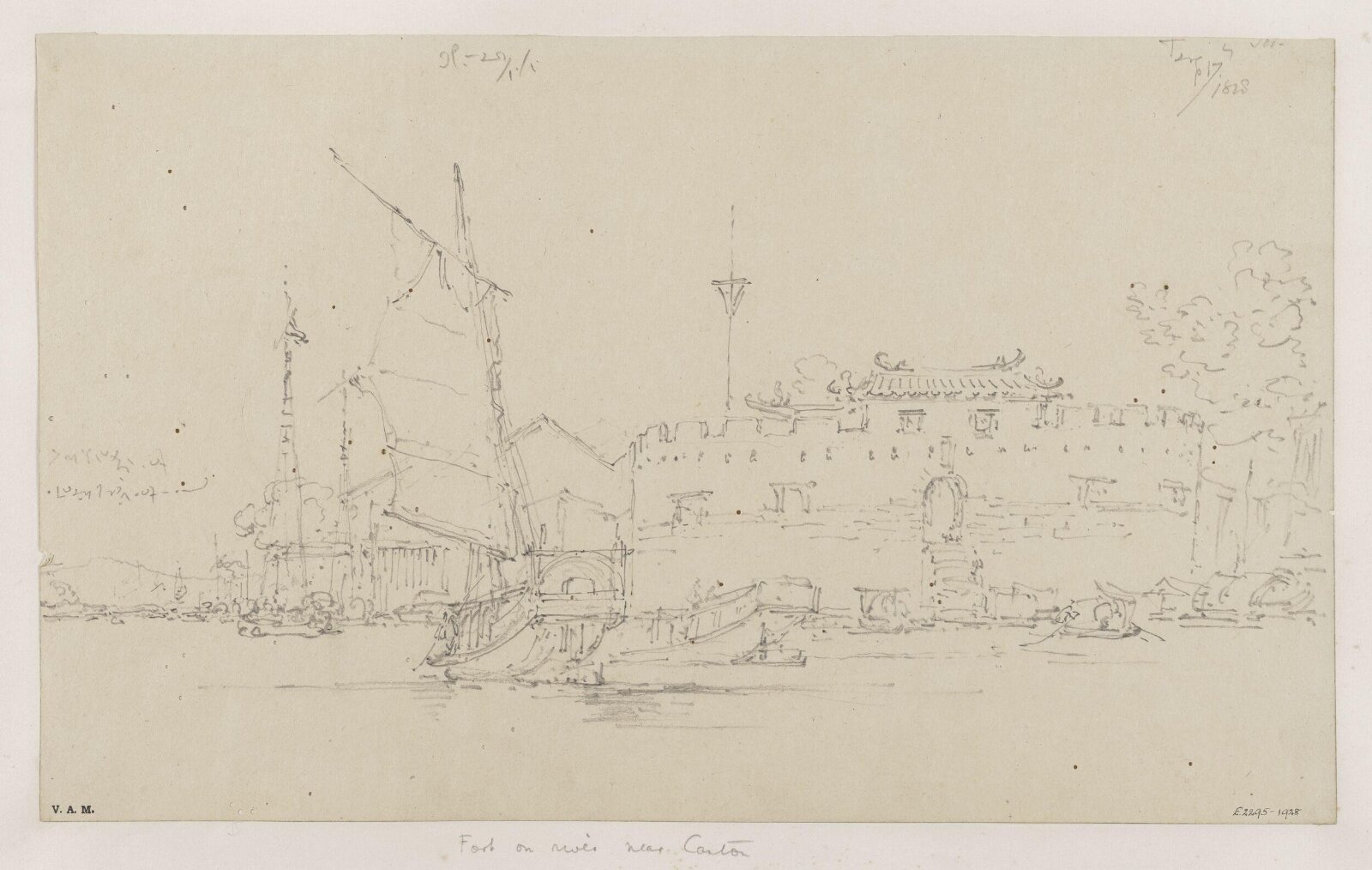 Drawing, George Chinnery, 19th century