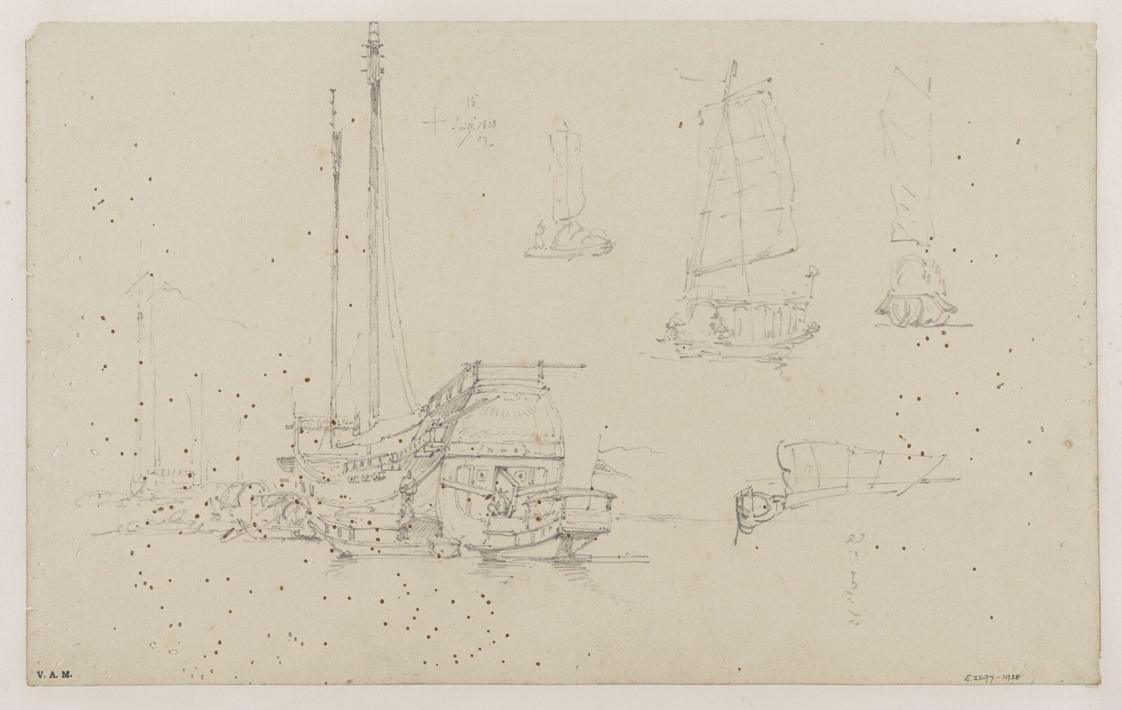Drawing, George Chinnery, 19th century