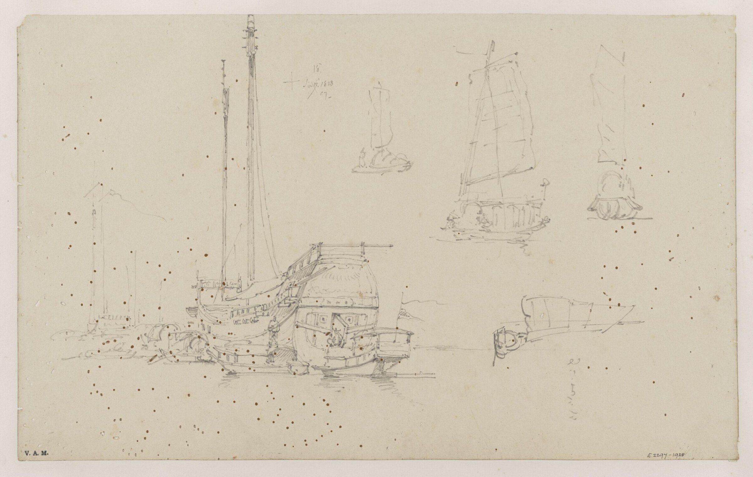 Drawing, George Chinnery, 19th century