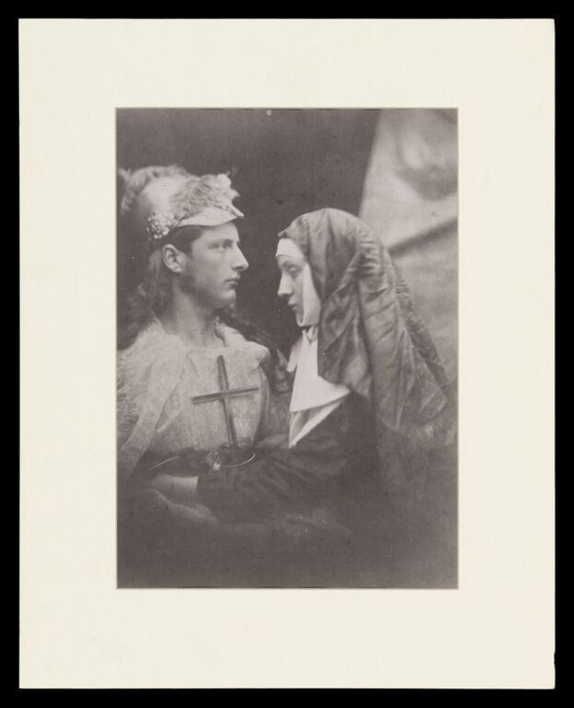 Cameron, Julia Margaret, Sir Galahad and the Pale Nun