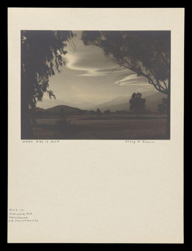 When Day is Done (1940) by Claude Leroy