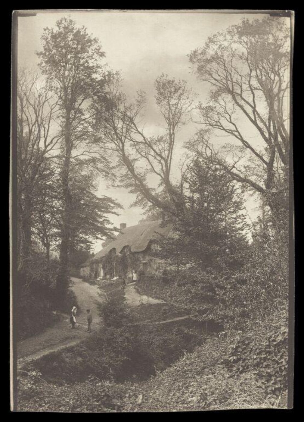 Gale, Lt. Col. Joseph, House with thatched roof near a valley
