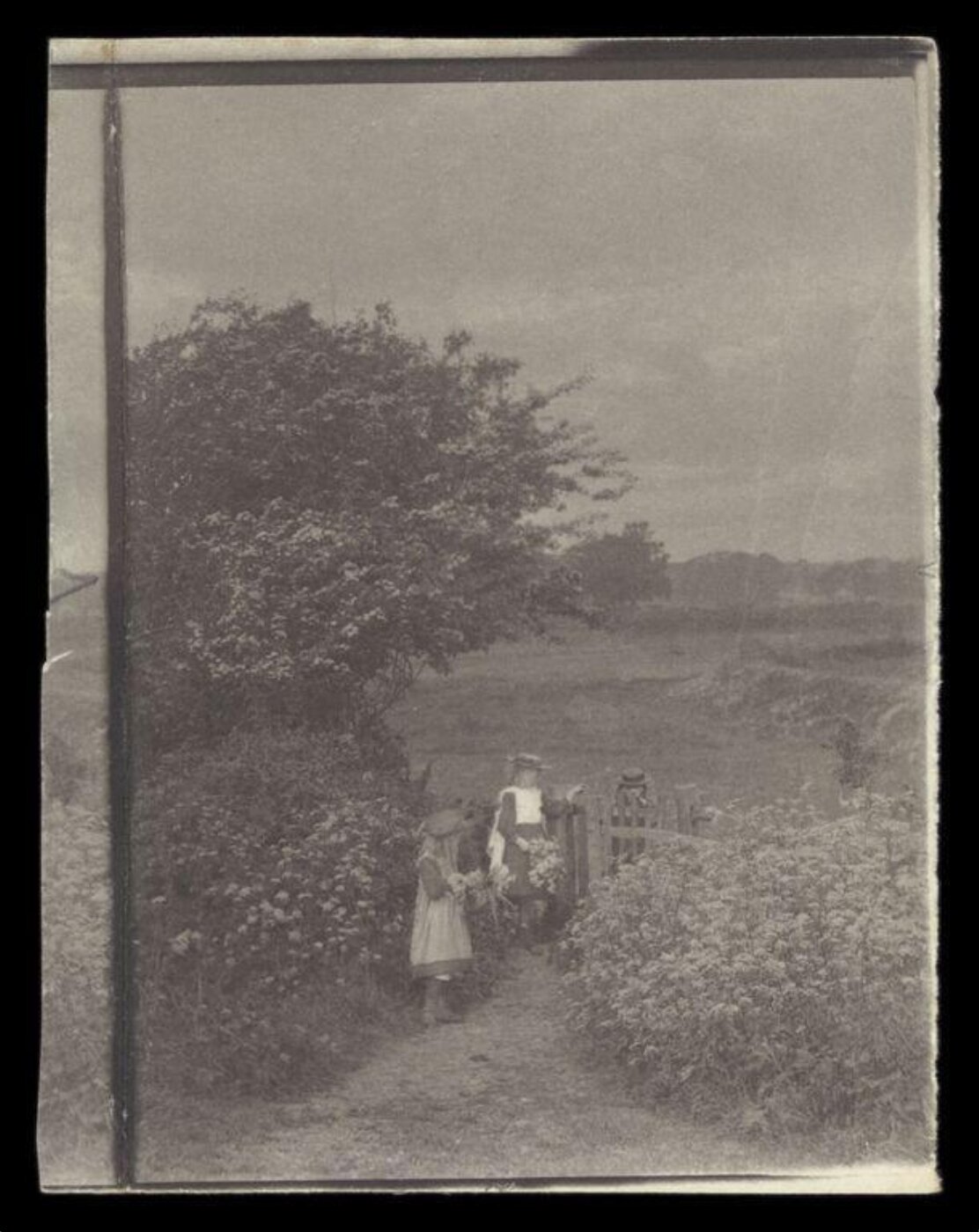 Gale, Lt. Col. Joseph, Three Girls at Gate