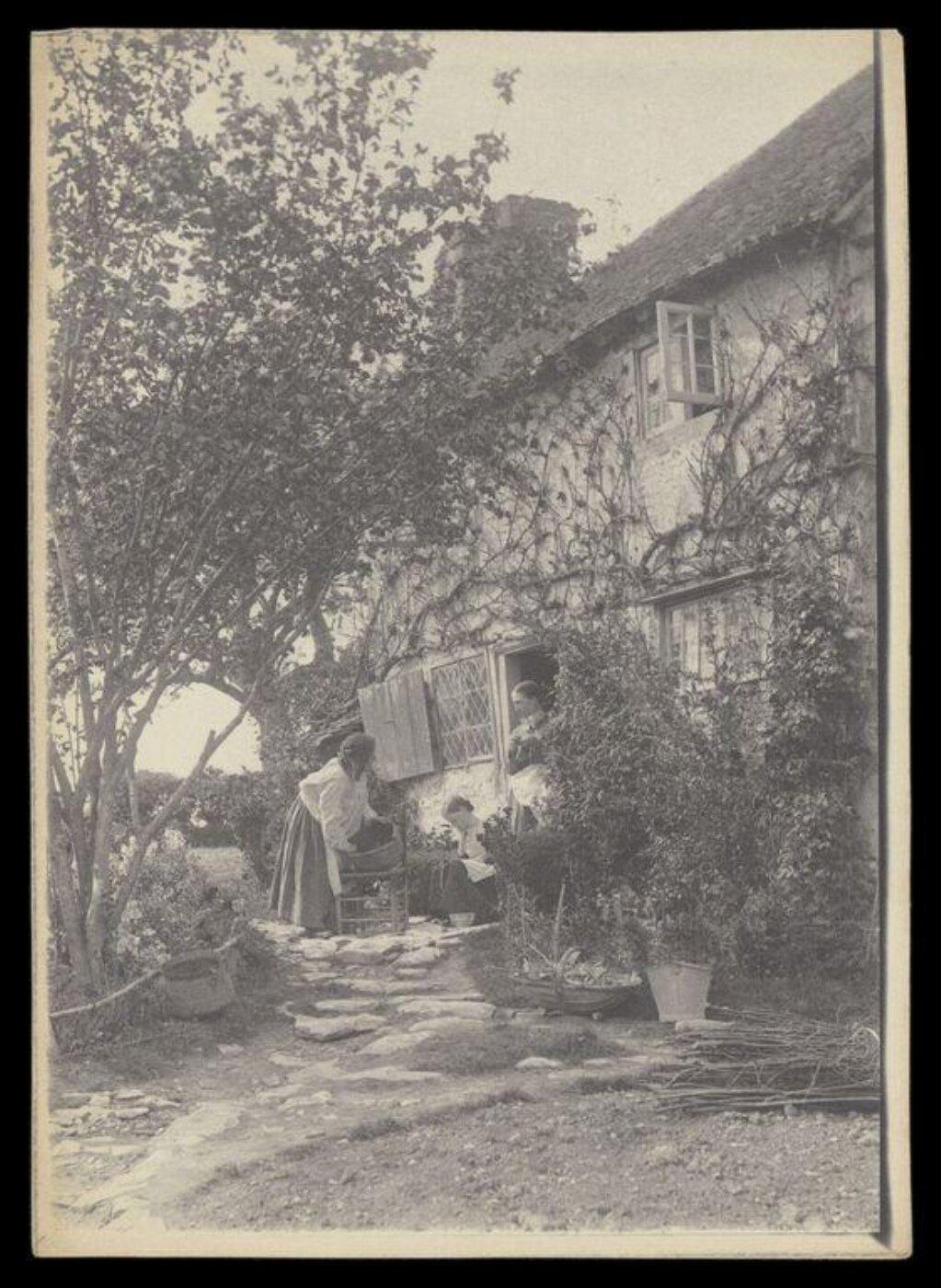 Gale, Lt. Col. Joseph, Three Women in Cottage Doorway