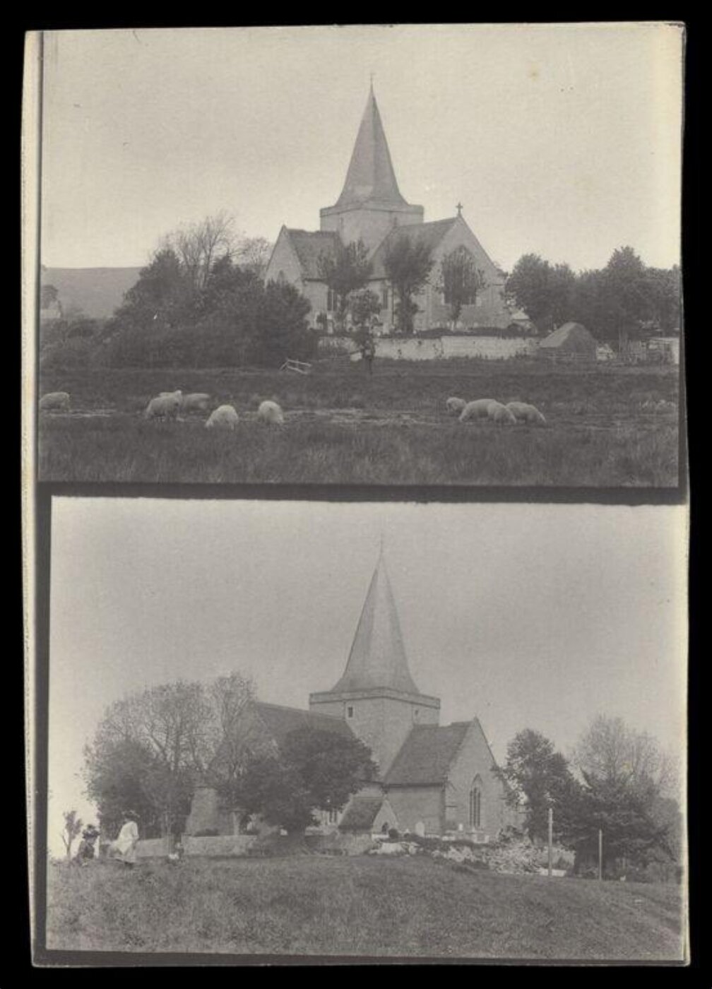 Gale, Lt. Col. Joseph, Two photographs of a church