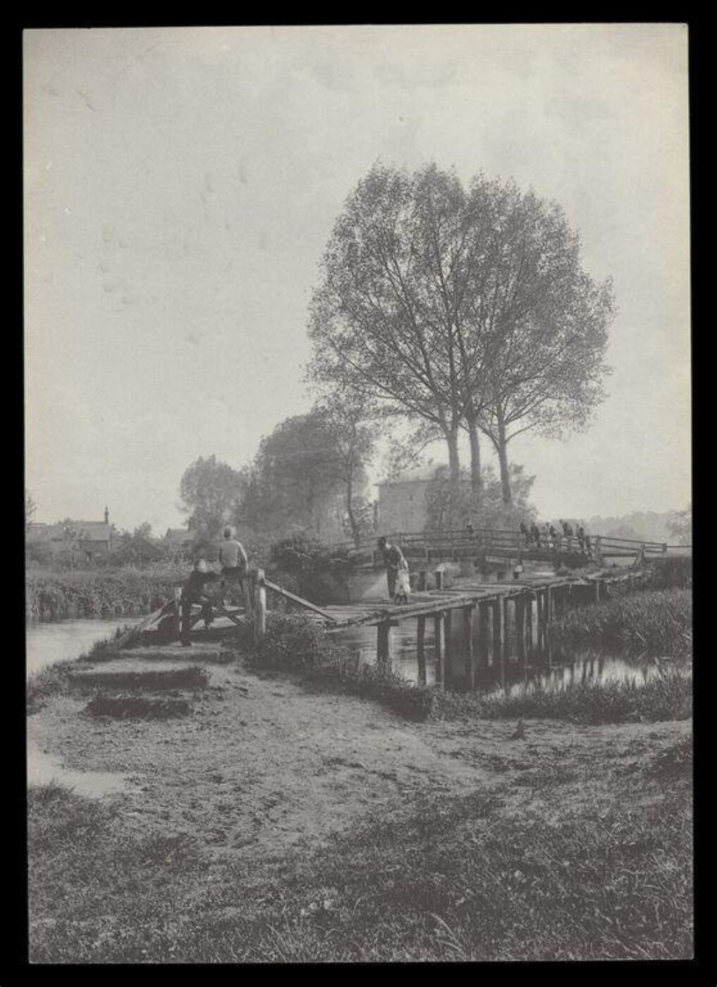 Gale, Lt. Col. Joseph, Wooden bridge