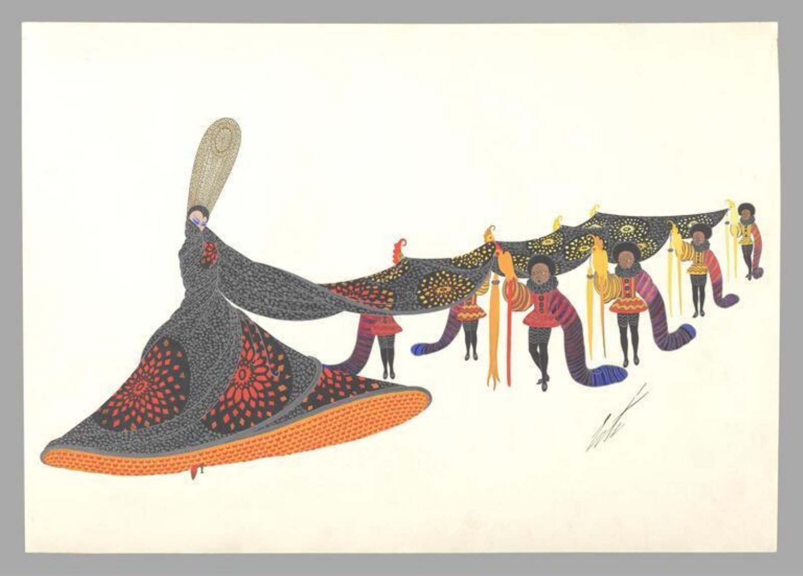 The Guadalquivir, Erté, 1923