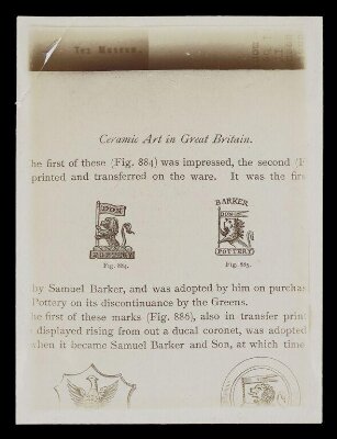 Page titled 'Ceramic Art in Great Britain'