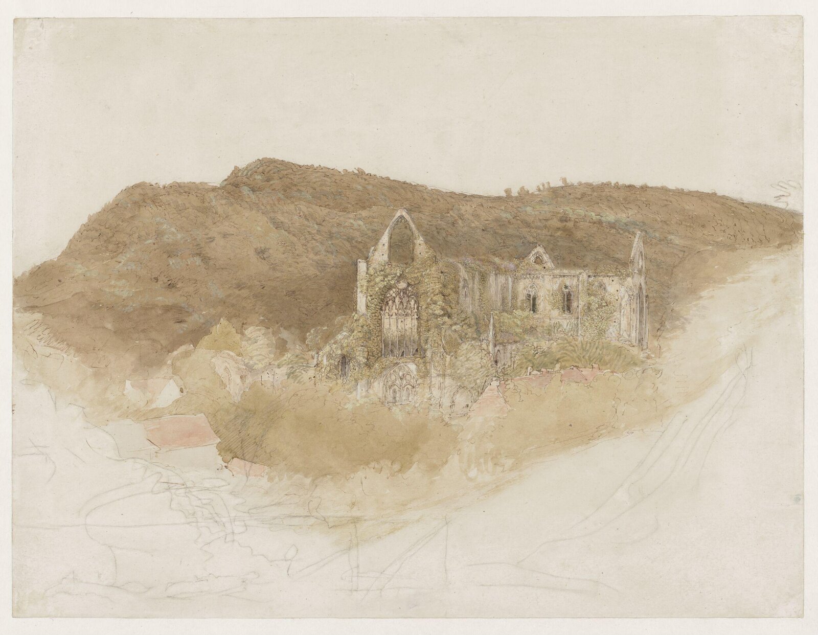 Tintern Abbey, Samuel Palmer, 1835