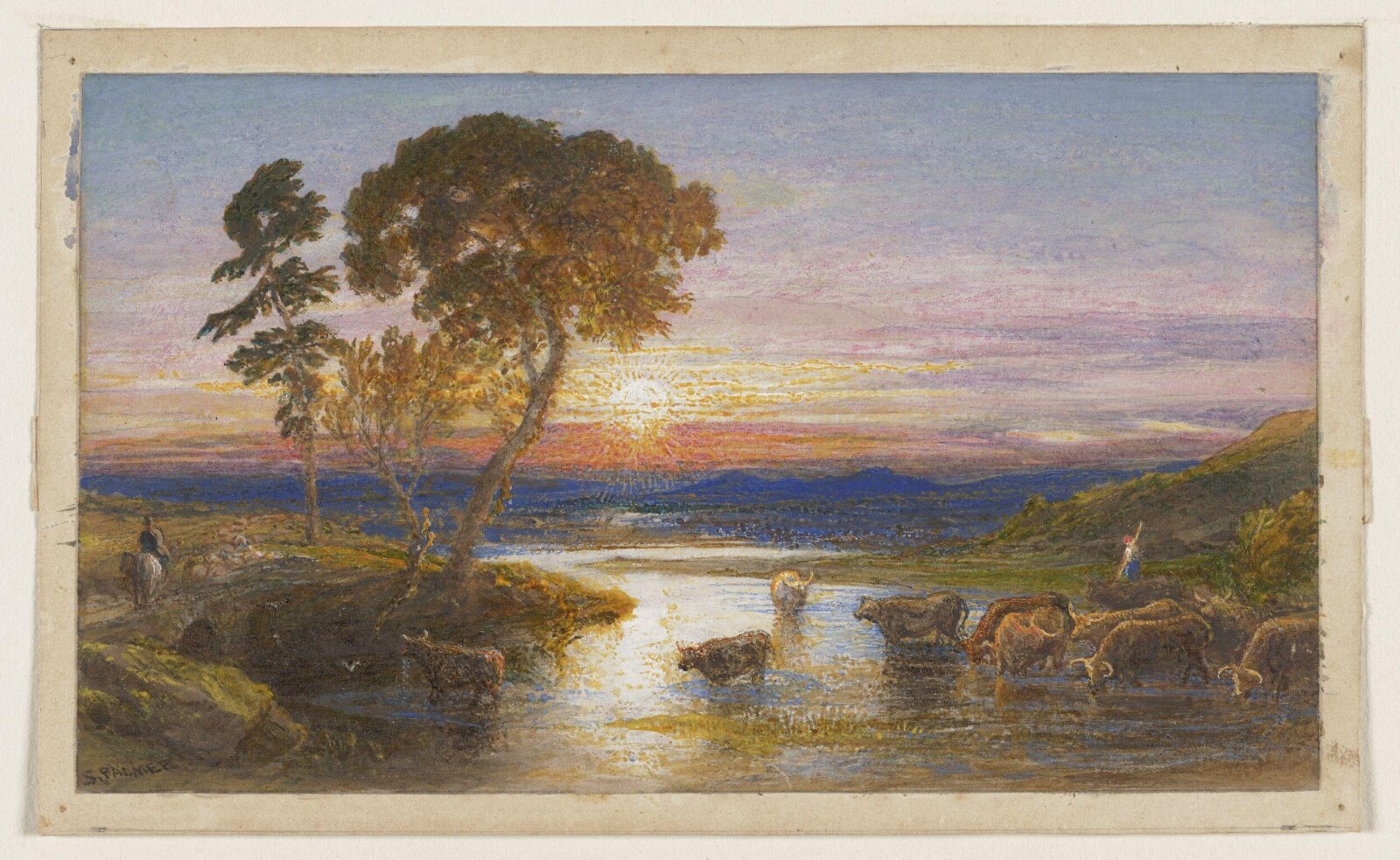 The Shining River, Samuel Palmer, 02/1880