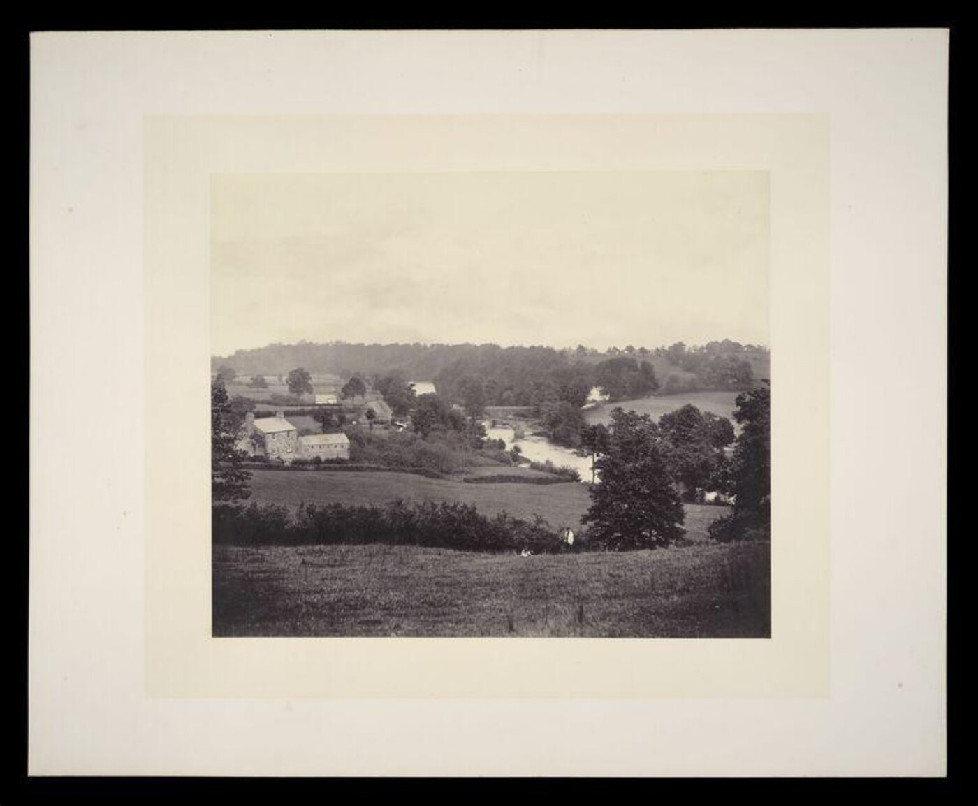 Fenton, Roger, On the Hodder:  View from Lancashire into Yorkshire