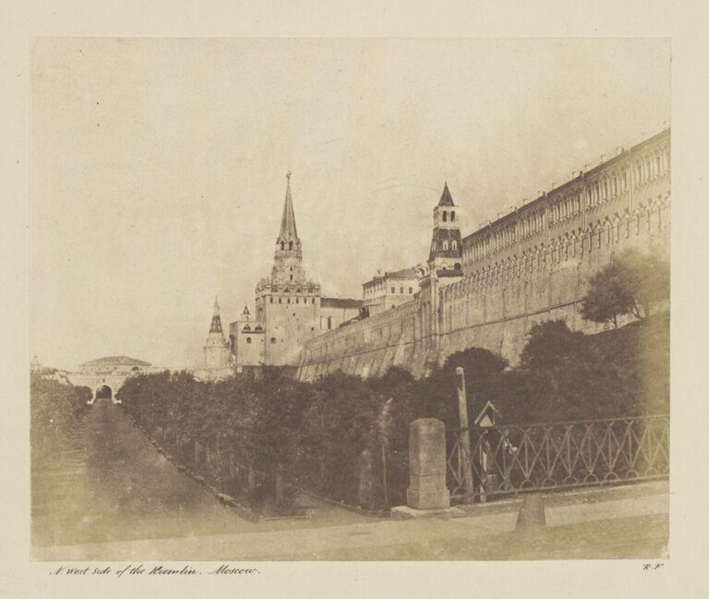 Fenton, Roger, N. West side of the Kremlin, Moscow