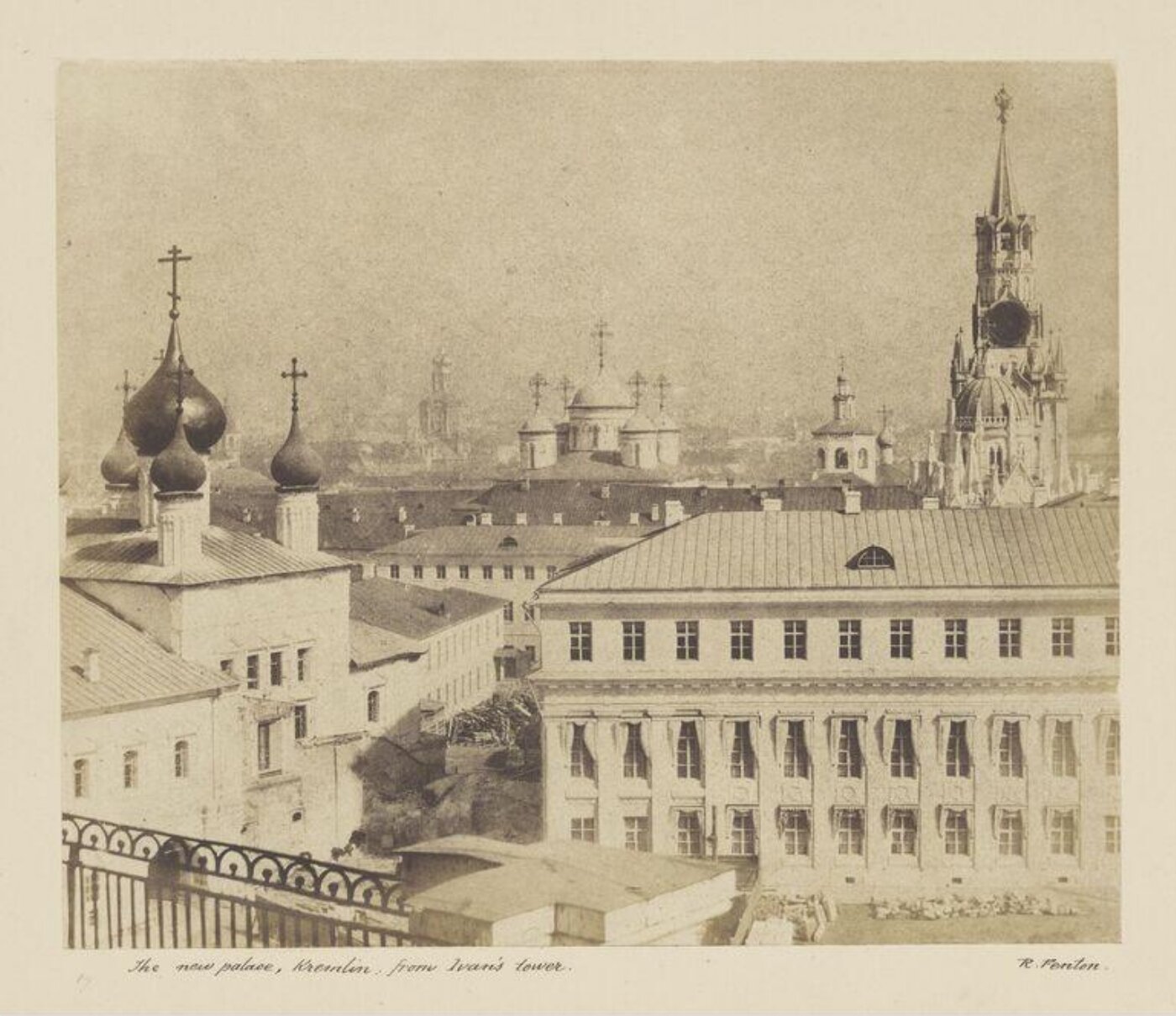 Fenton, Roger, The new palace, Kremlin, from Ivan's tower