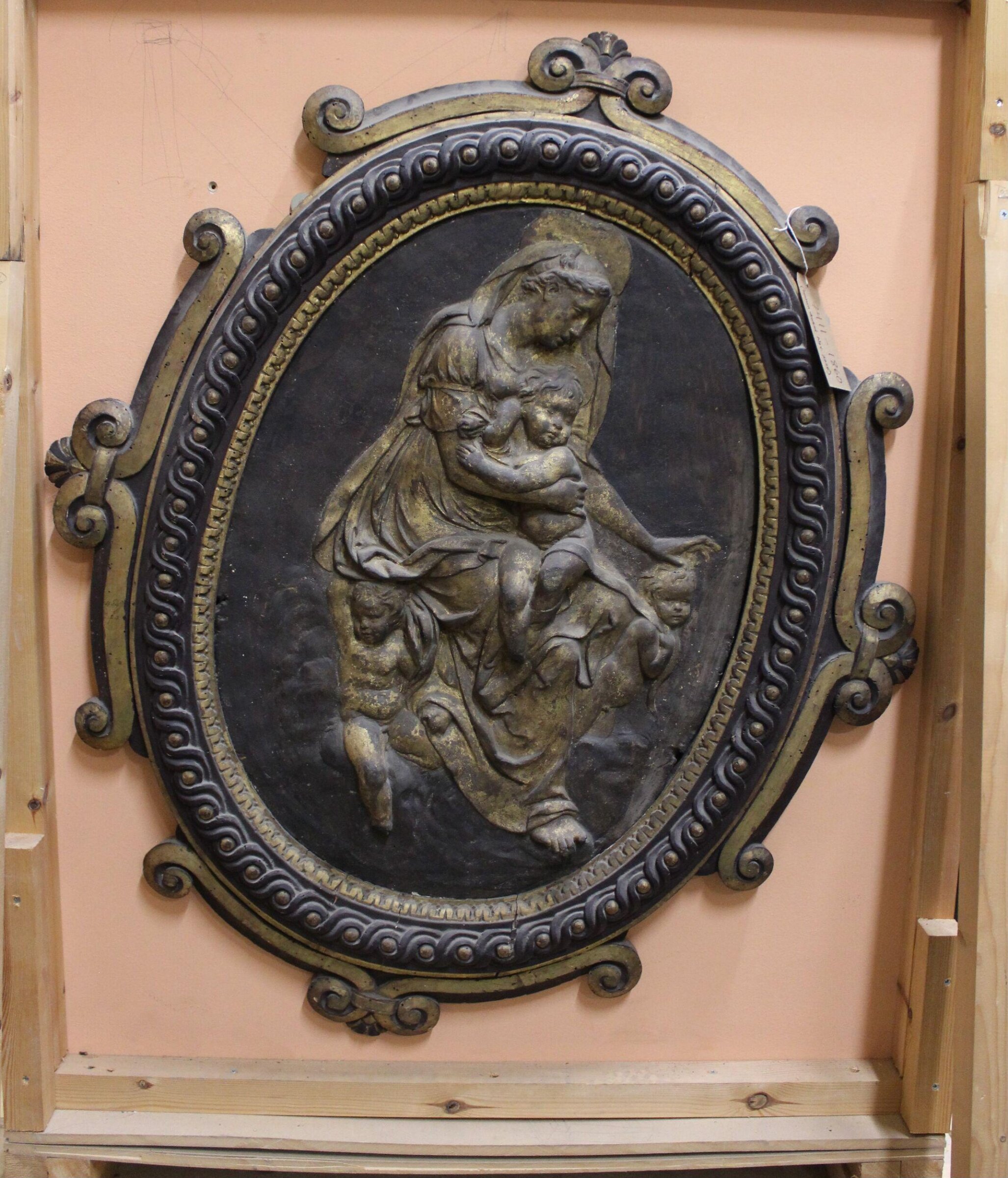 Virgin and Child with Two Putti, Francesco da Sangallo, mid 16th century