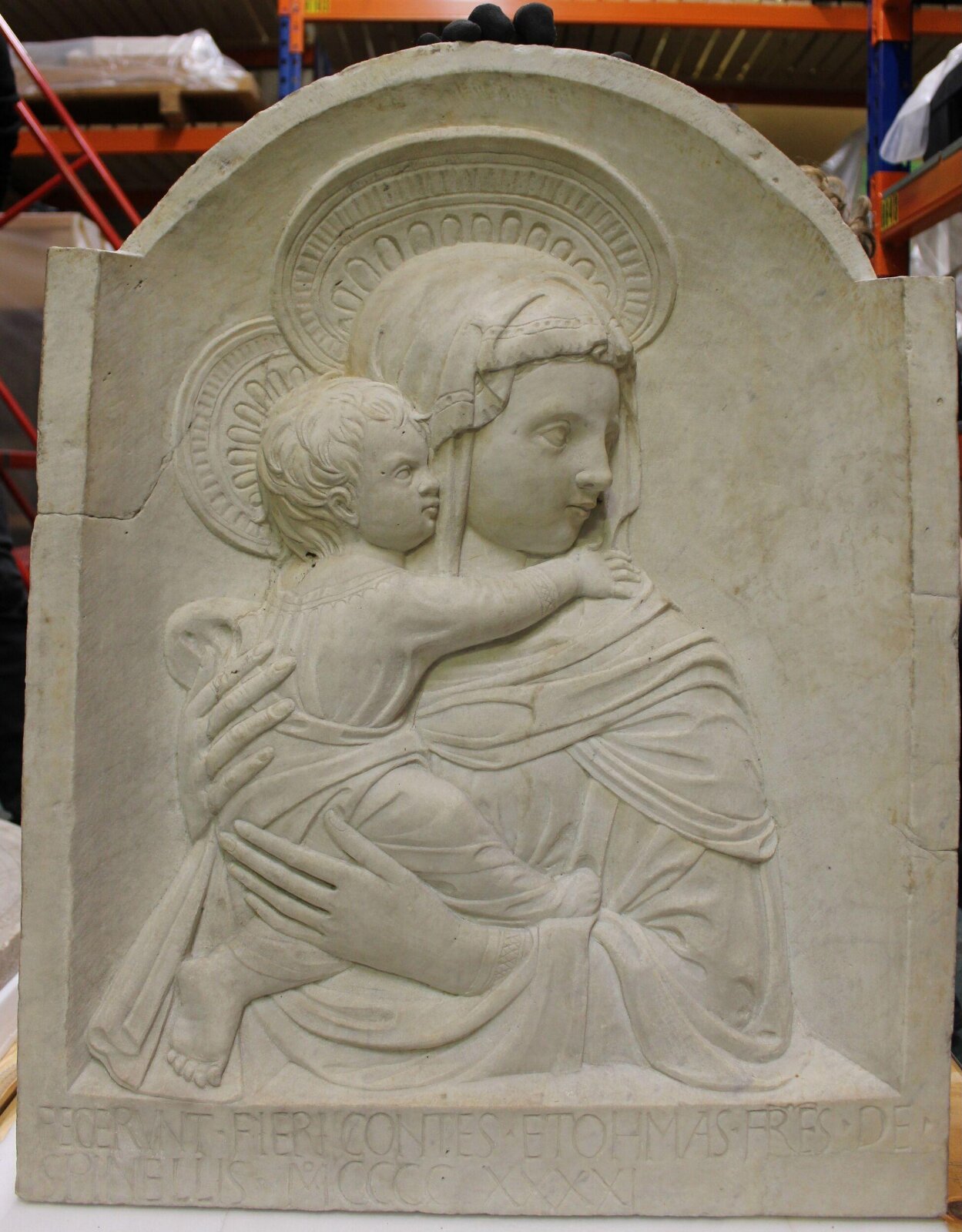 The Virgin and Child, Donatello, 1441