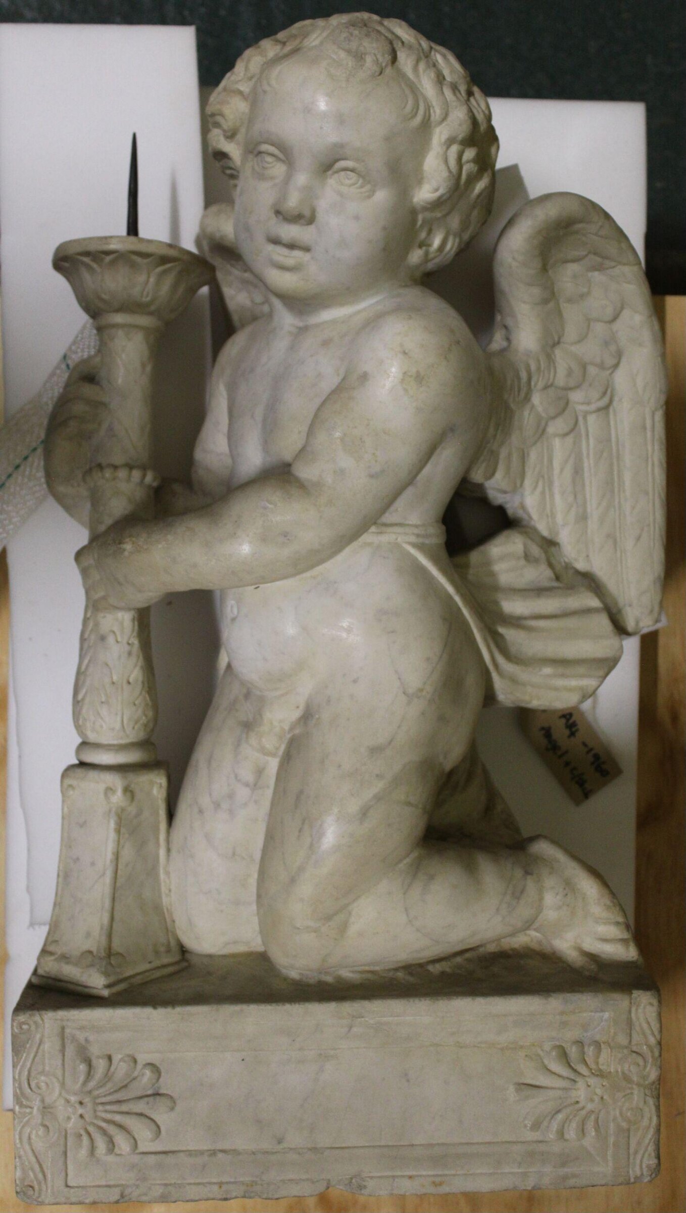 Angel with a candlestick, Simone Bianco, ca. 1500 - ca. 1525